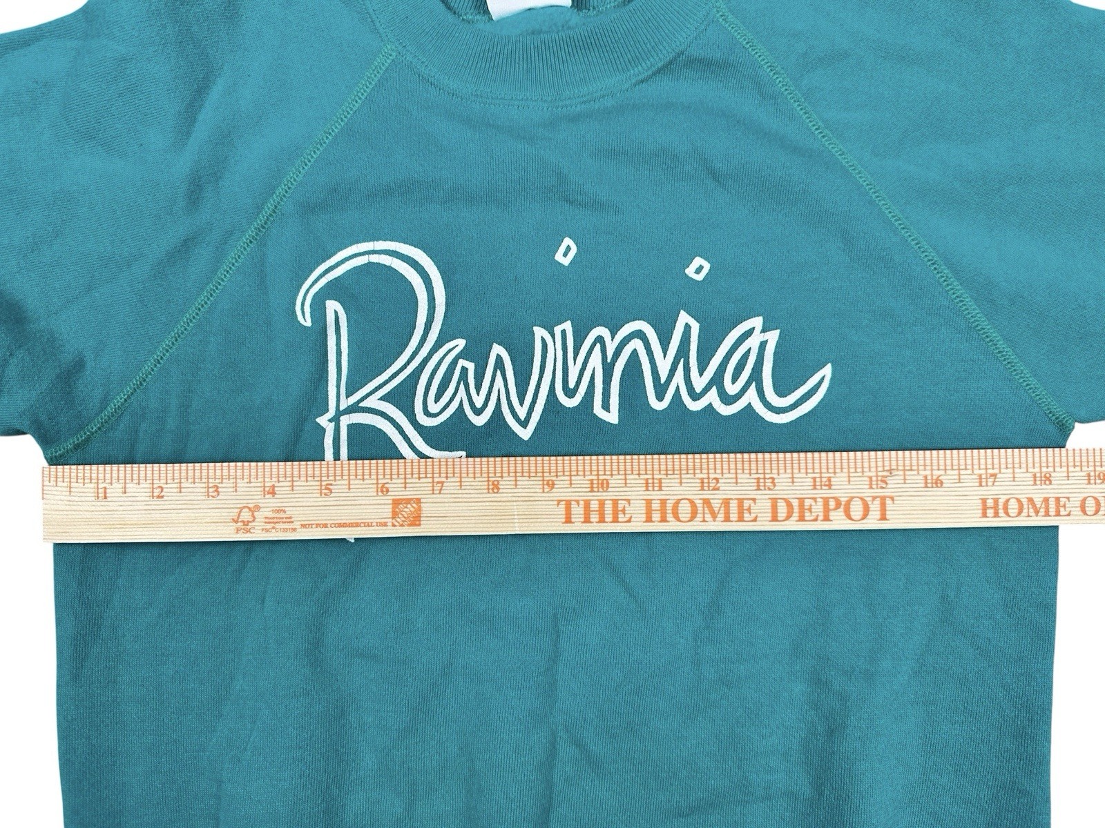 Vintage Ravinia Festival 80s Teal Crewneck Sweatshirt Adult Medium