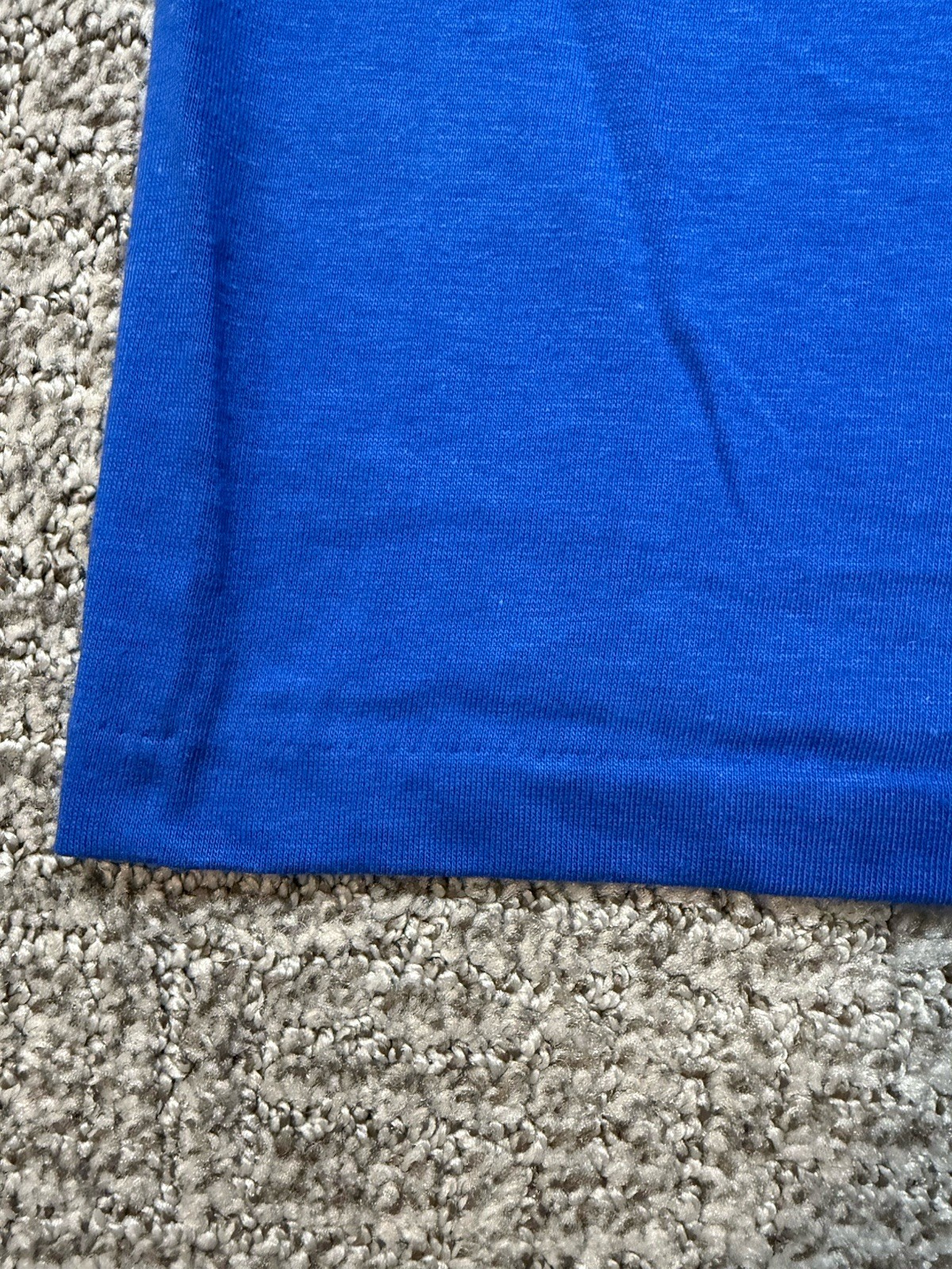 Vintage 80s Artex Blue Long Sleeve Blank Crewneck T Shirt Men’s Med/L USA Made