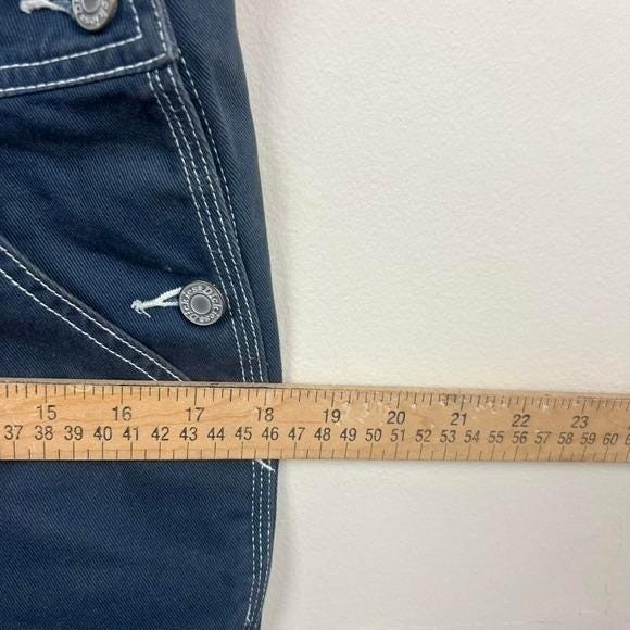 vintage 90s Dickies overalls dark denim jean bib jeans coveralls cotton grunge