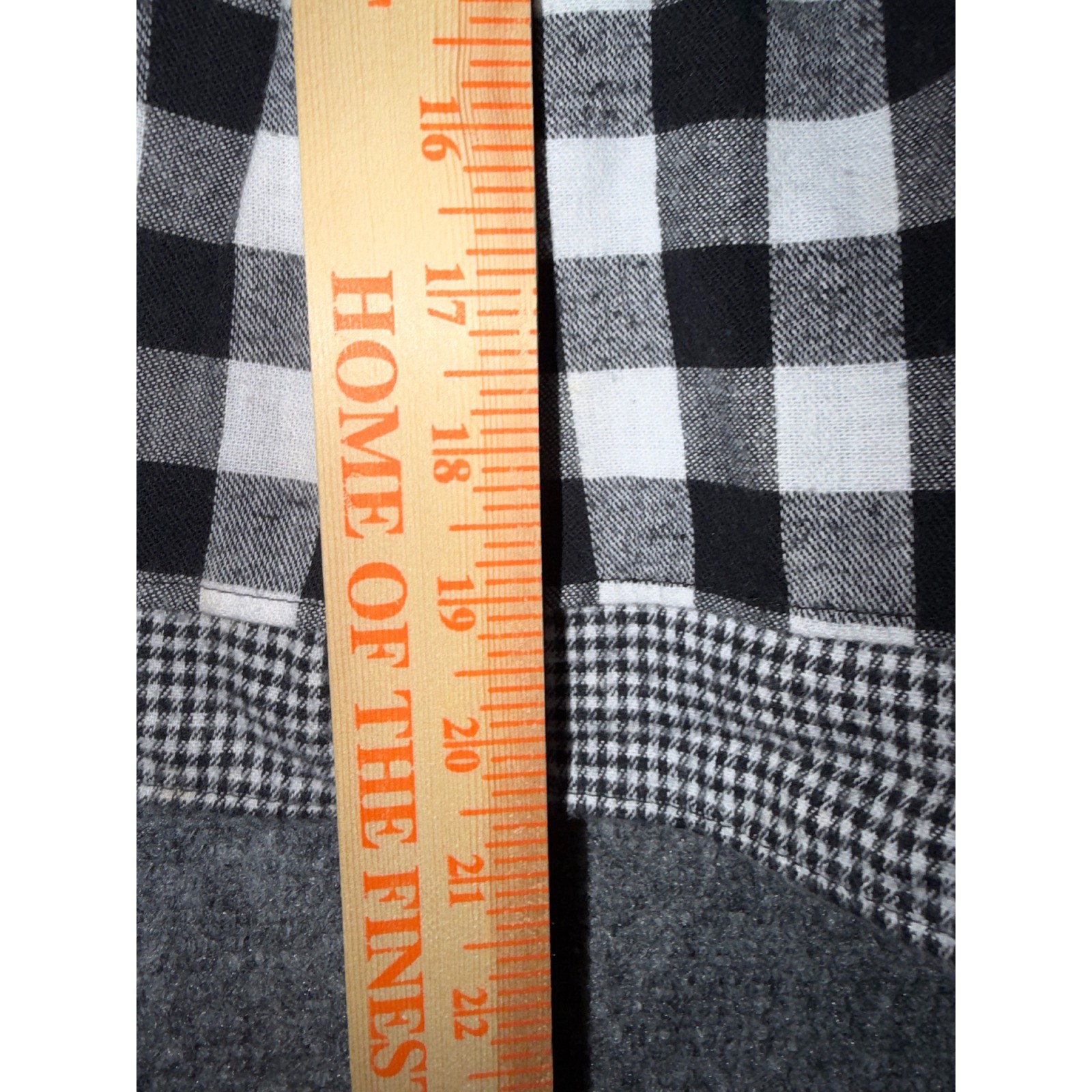 Vintage girls Black Buffalo Check Apple Applique Long Sleeve Dress Schoolhouse