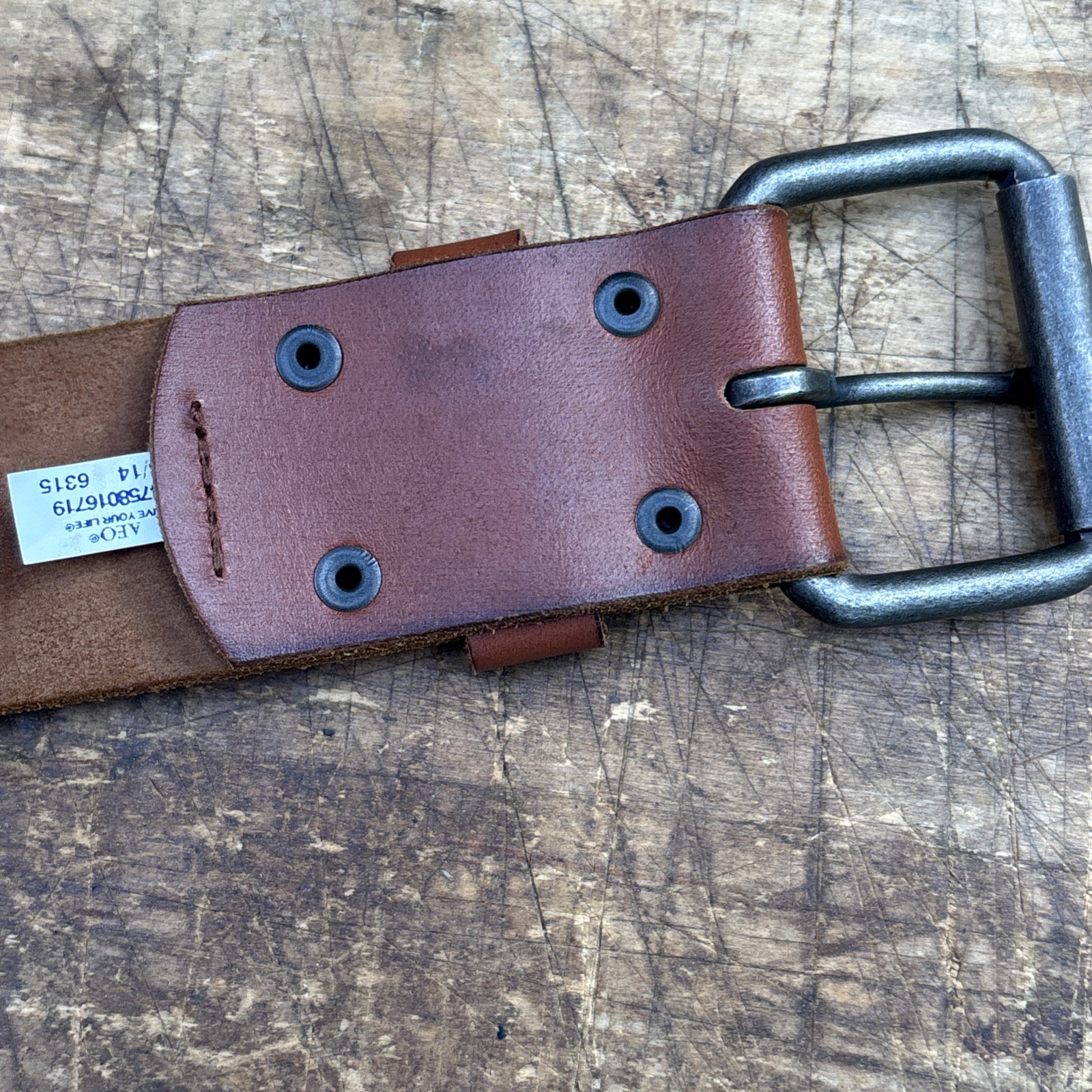 Vintage American eagle Outfitters Brown Genuine Thick leather Belt