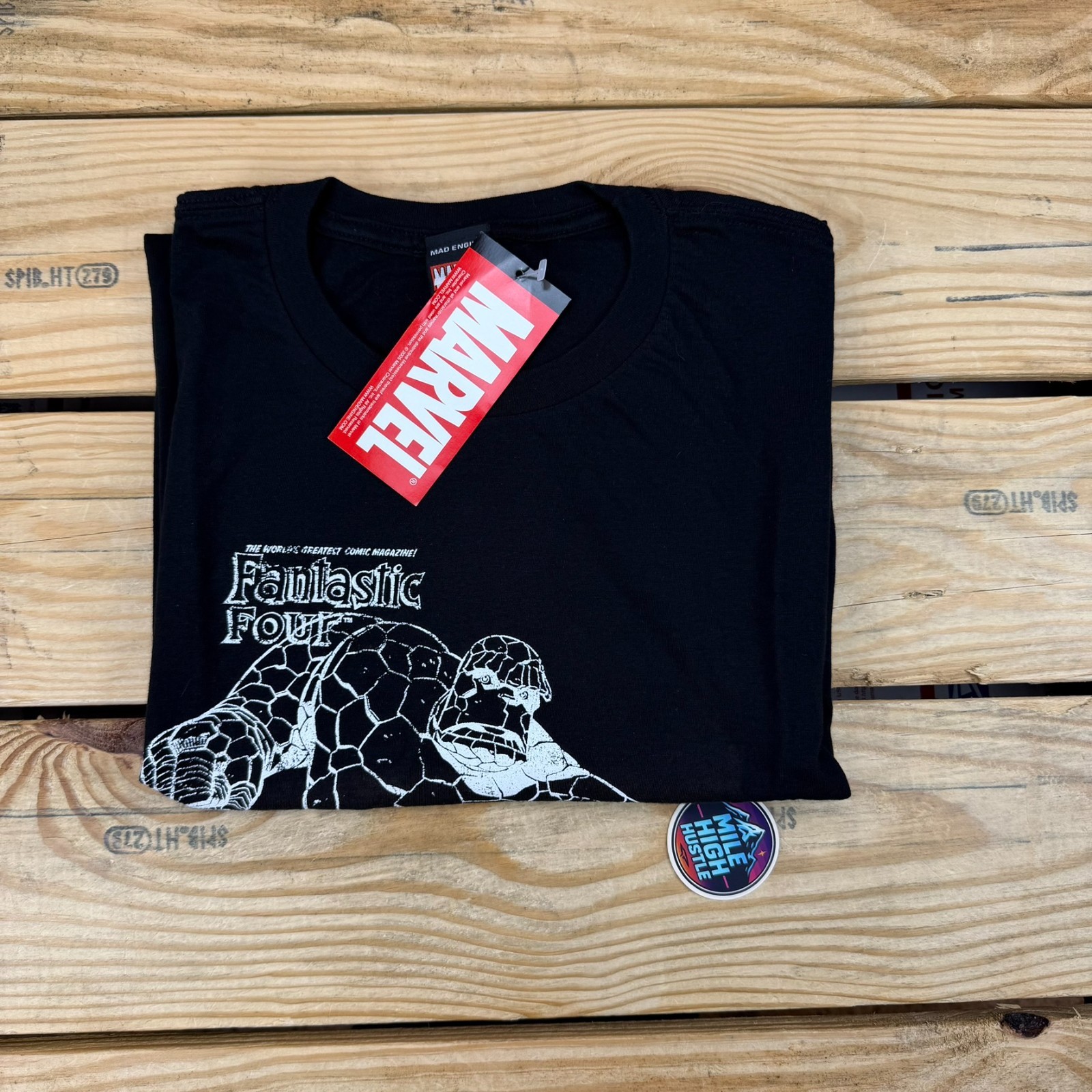 Marvel Fantastic Four The Thing 2005 T-Shirt Mens XL NOS Mad Engine New Tags