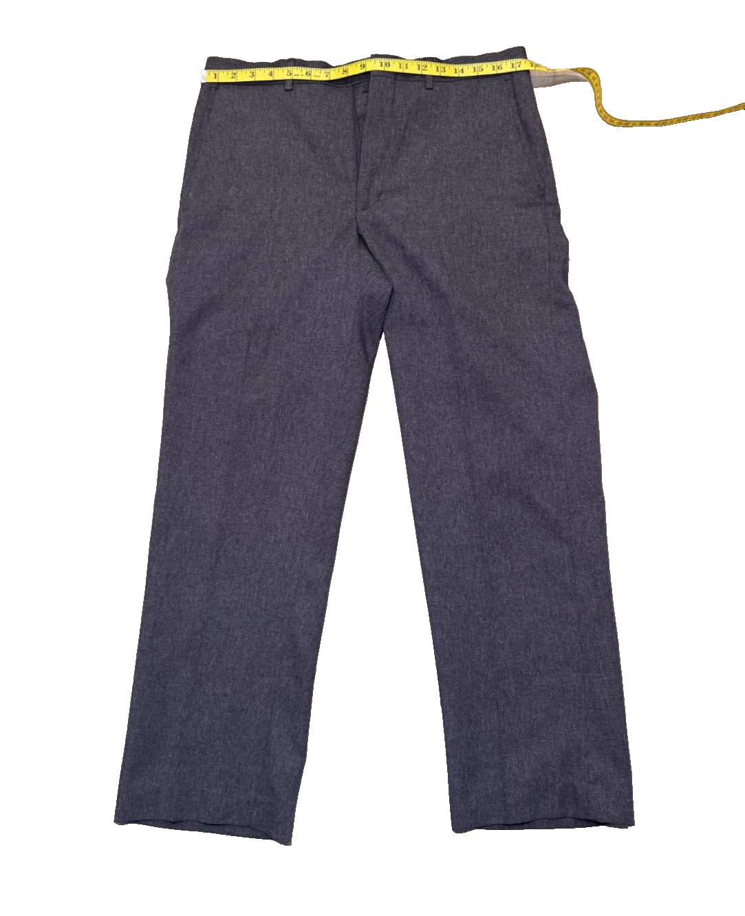 VTG 70s/80s Sears Perma-Prest Flexslax Men’s Dress Pants – Charcoal Gray, 34×29