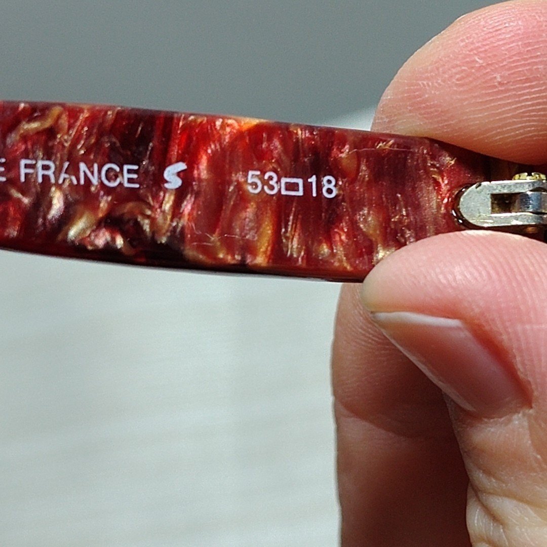 Cerruti 1881 2916 BOX Hand Made France Sunglasses Marbled 53□18 Vintage luxury