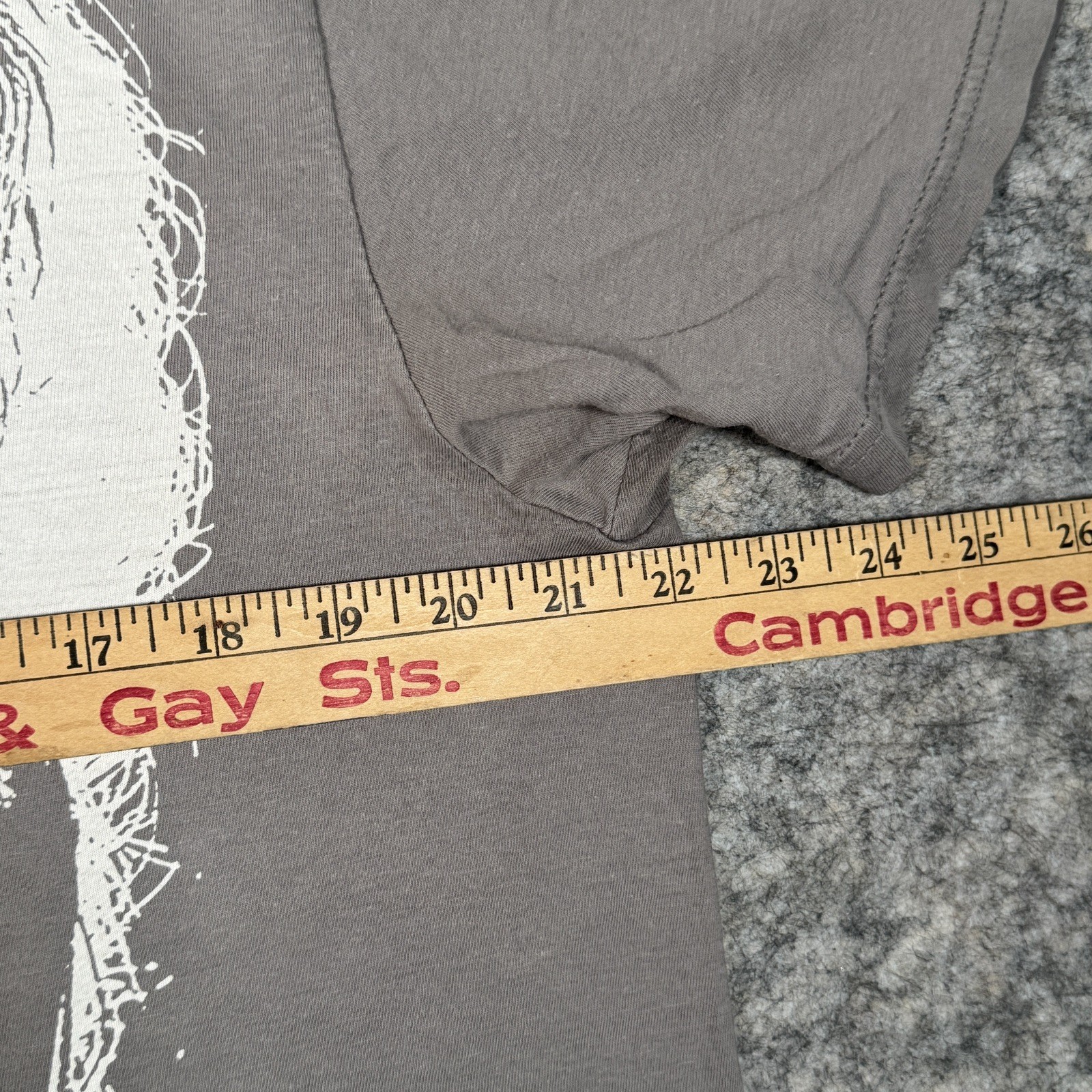 Vintage Total Skull Sheri Moon Zombie T Shirt Size L Gray Rob Zombie OG 22×28