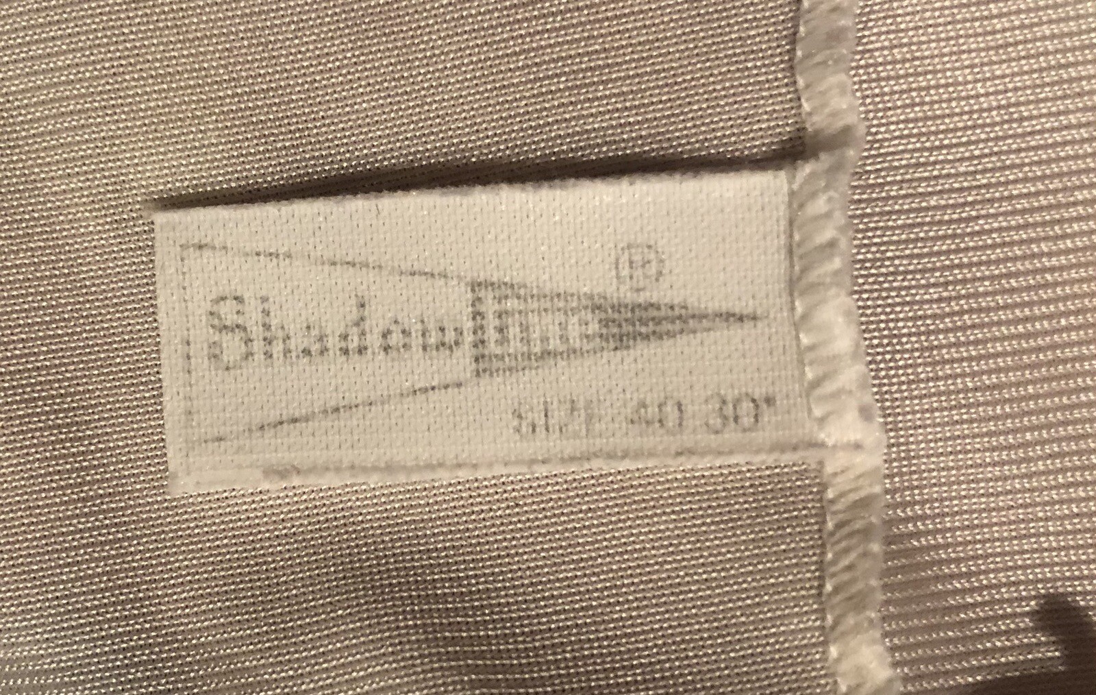 Size 40 30 VINTAGE SHADOWLINE SLIP DRESS LINGERIE IVORY