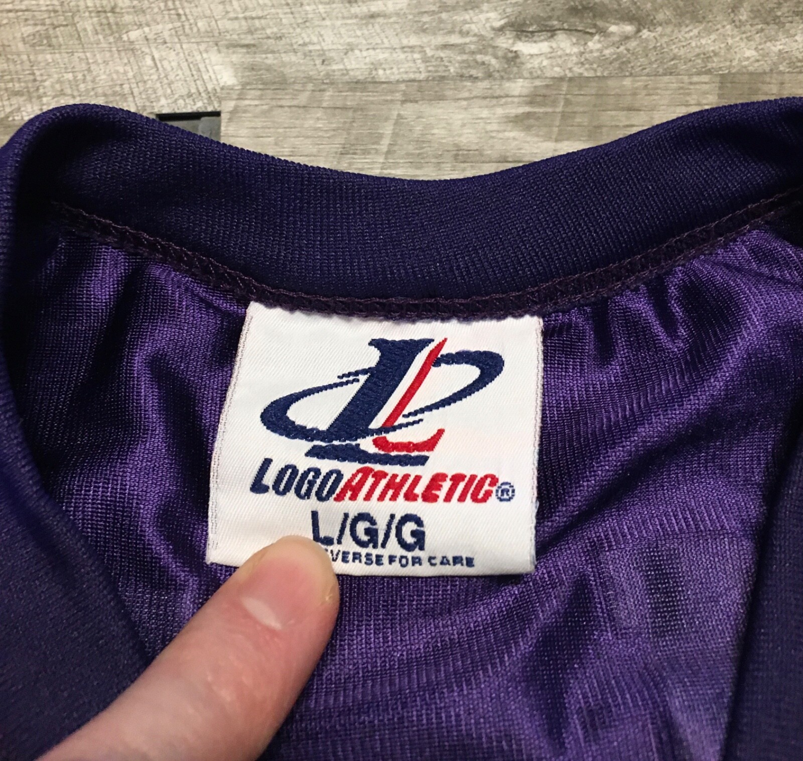 Vintage Logo Athletic Jack Del Rio Mens Minnesota Vikings Football Jersey Large