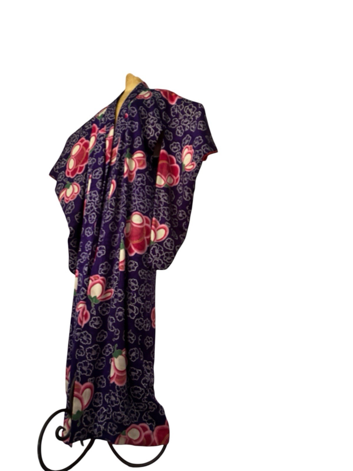 Vintage Kimono Robe Silk 1970s