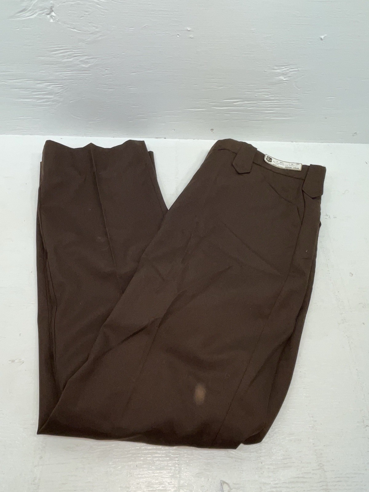 New Vintage Brown Dickson Jenkins Polyester Pants #2641 XX-71