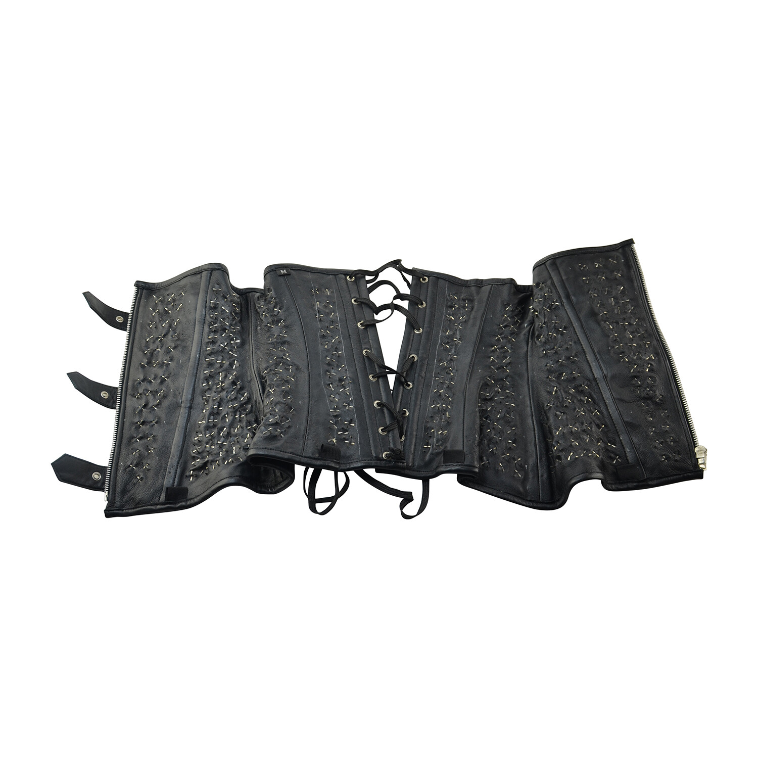 Genuine Leather Spikes Corset High Quality Punishment Corset with Spikes