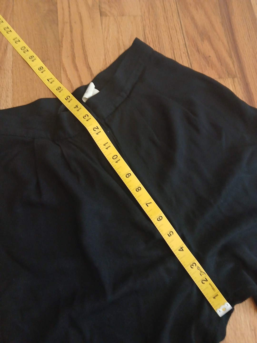 VTG Black 80s/90s Super High Waist Pleated Pants Made In USA Small