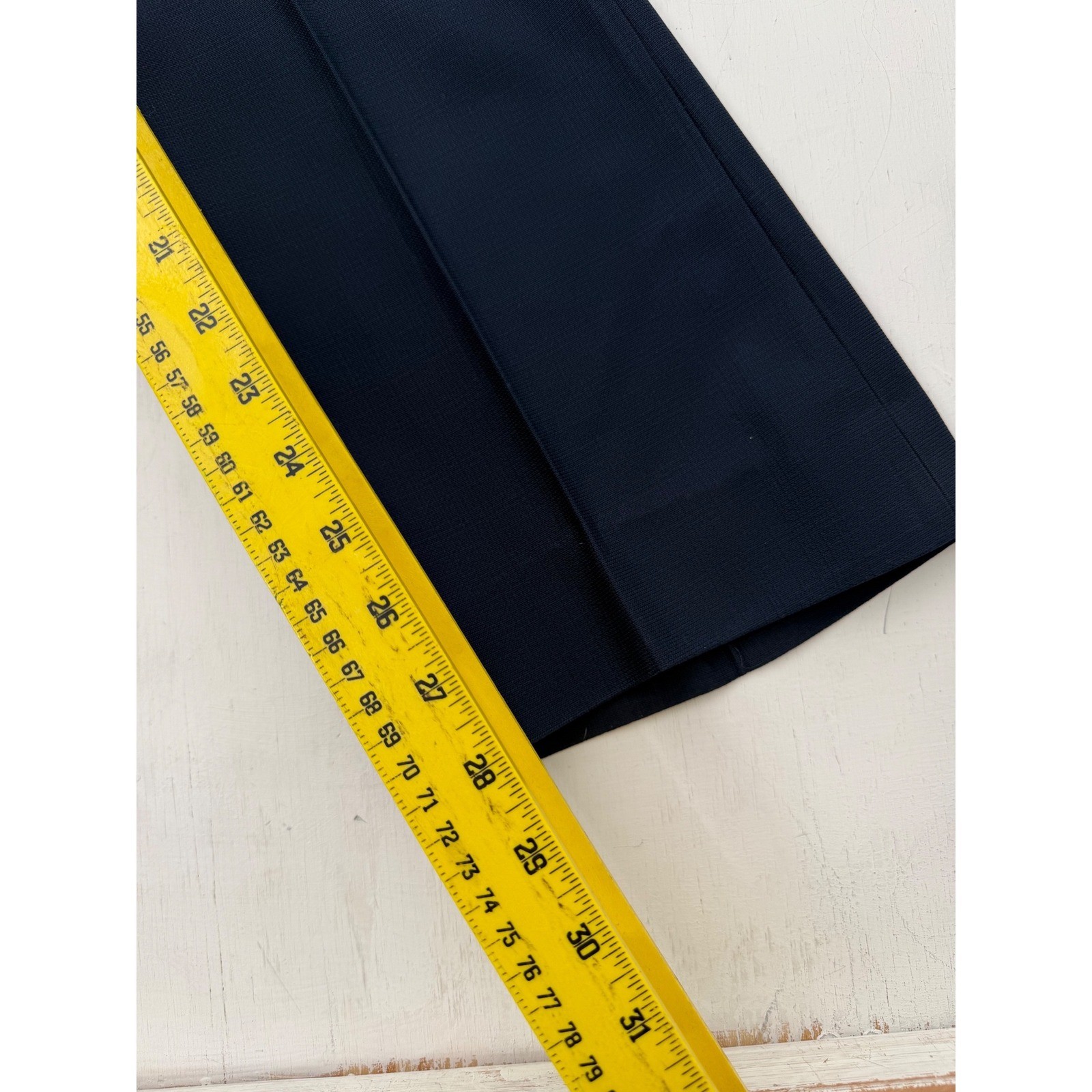 H Bar C Ranchwear Vintage Mens Navy Blue Western Trousers Bootcut Pants 34×28