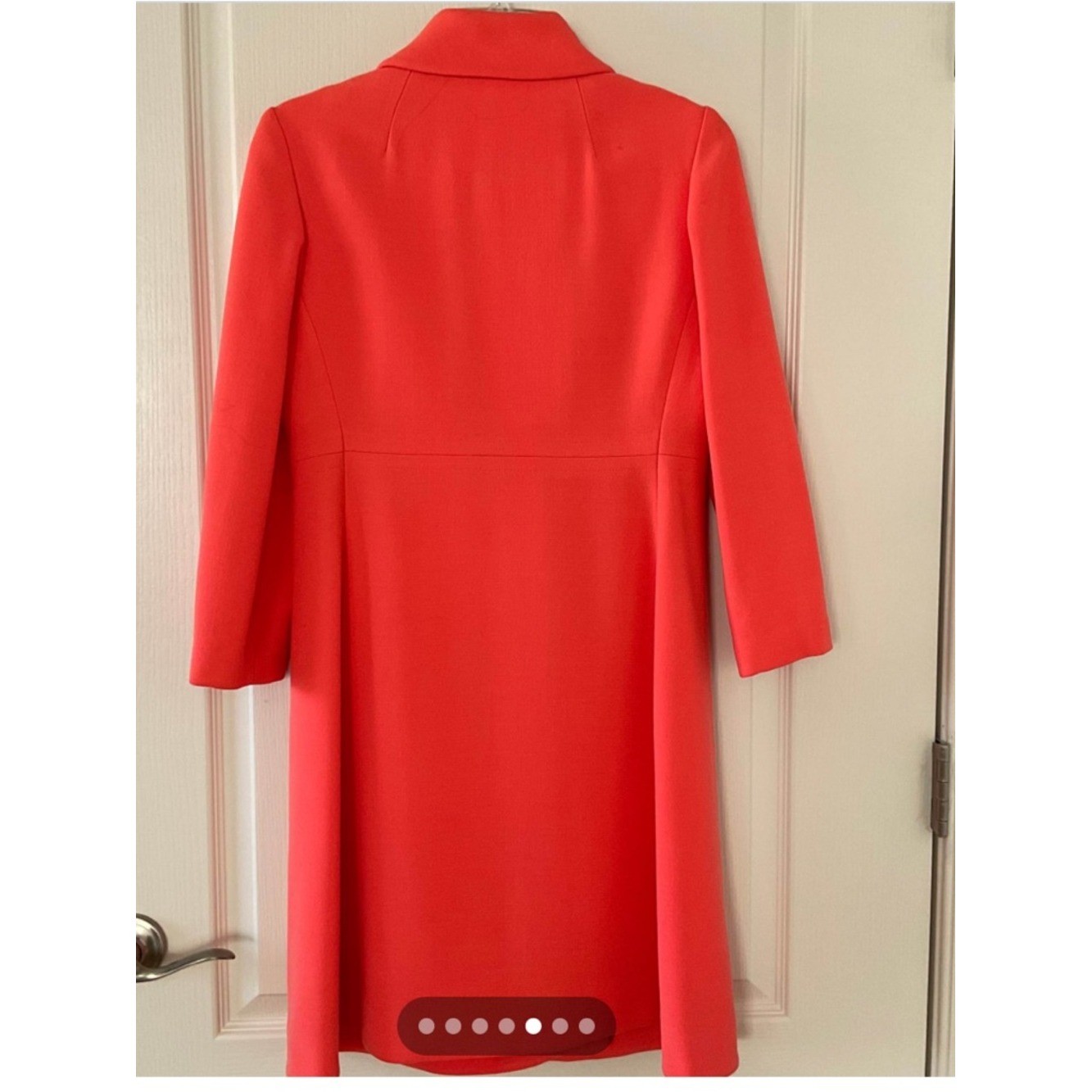 Rizik Bros DC Women’s Coral Double Breasted Vintage Coat: 1960’s to early 70’s