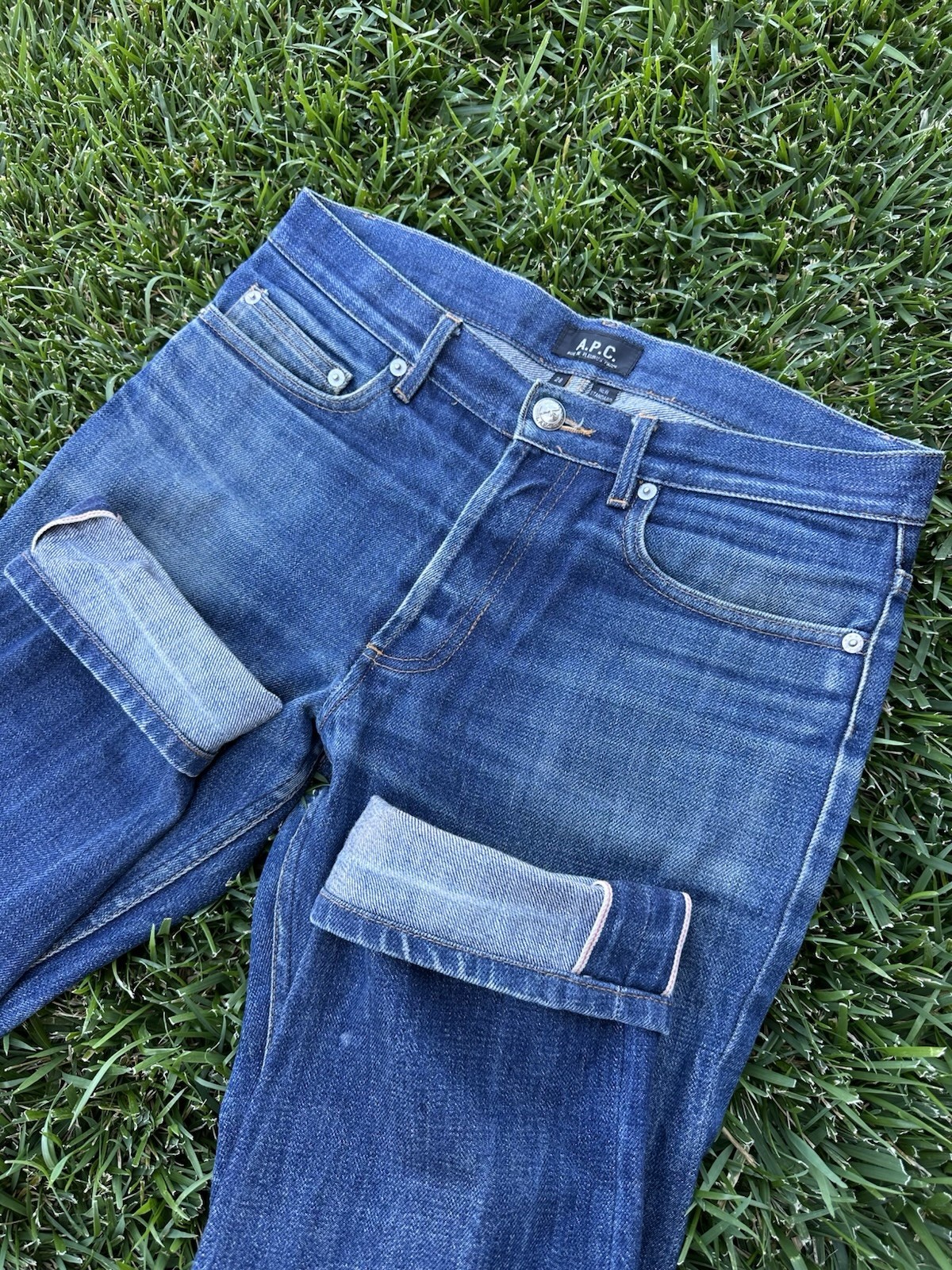 Vintage A.P.C. New Standard Selvedge Denim Jeans size 28
