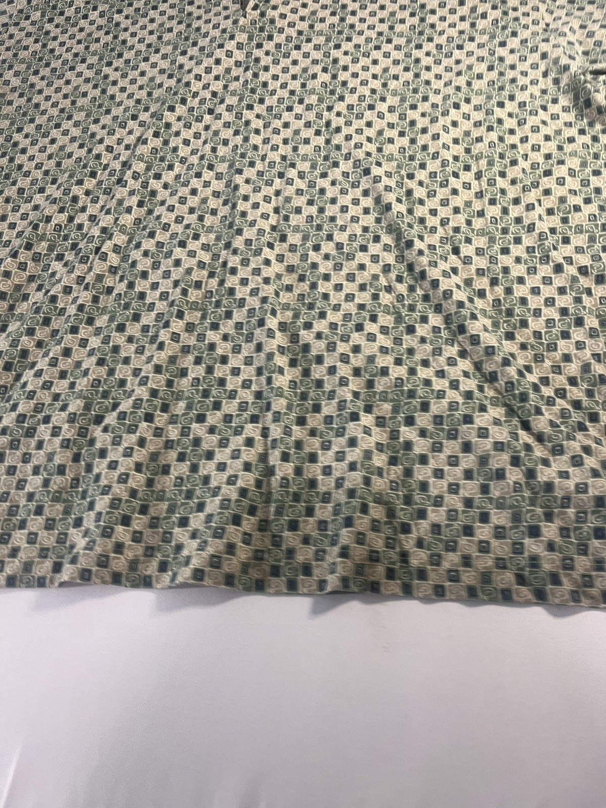 PURITAN 90’s VTG Men’s 3XL Mosaic Pattern Cotton Blend Golf Polo Good Condition