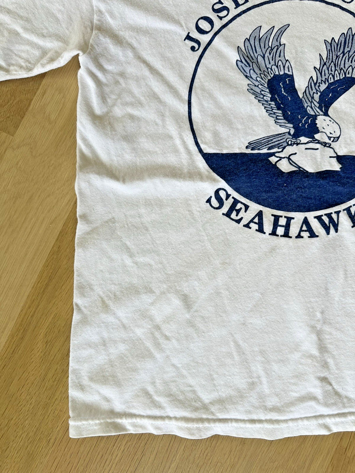 vintage SEAHAWKS elementary school MASCOT toms river NJ punk indie