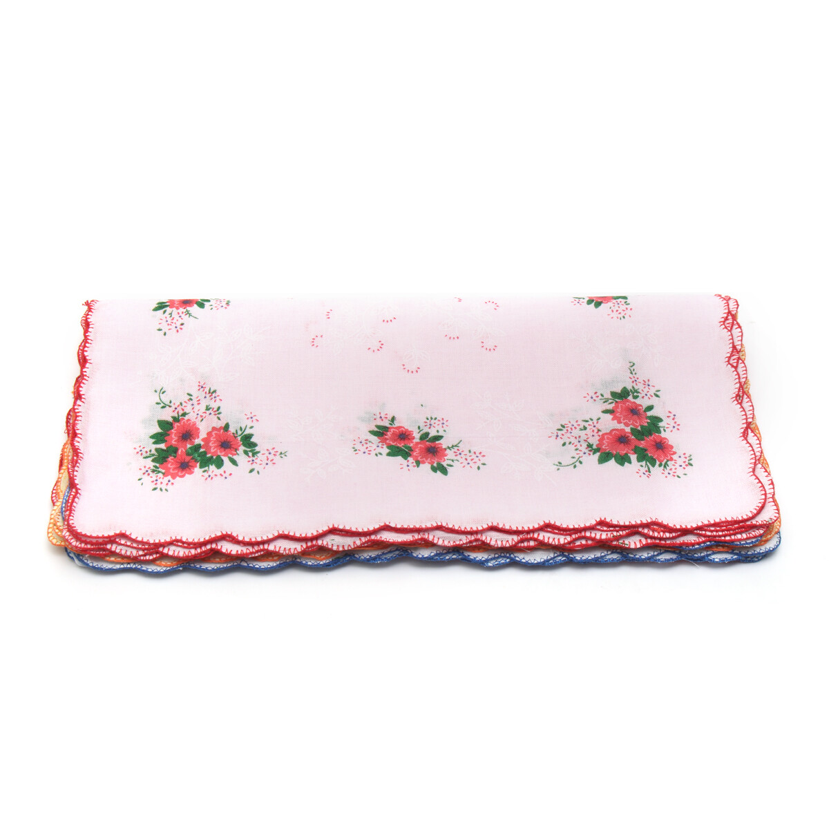 12pcs handkerchiefs cotton handkerchiefs 30x30cm square bag classic flower