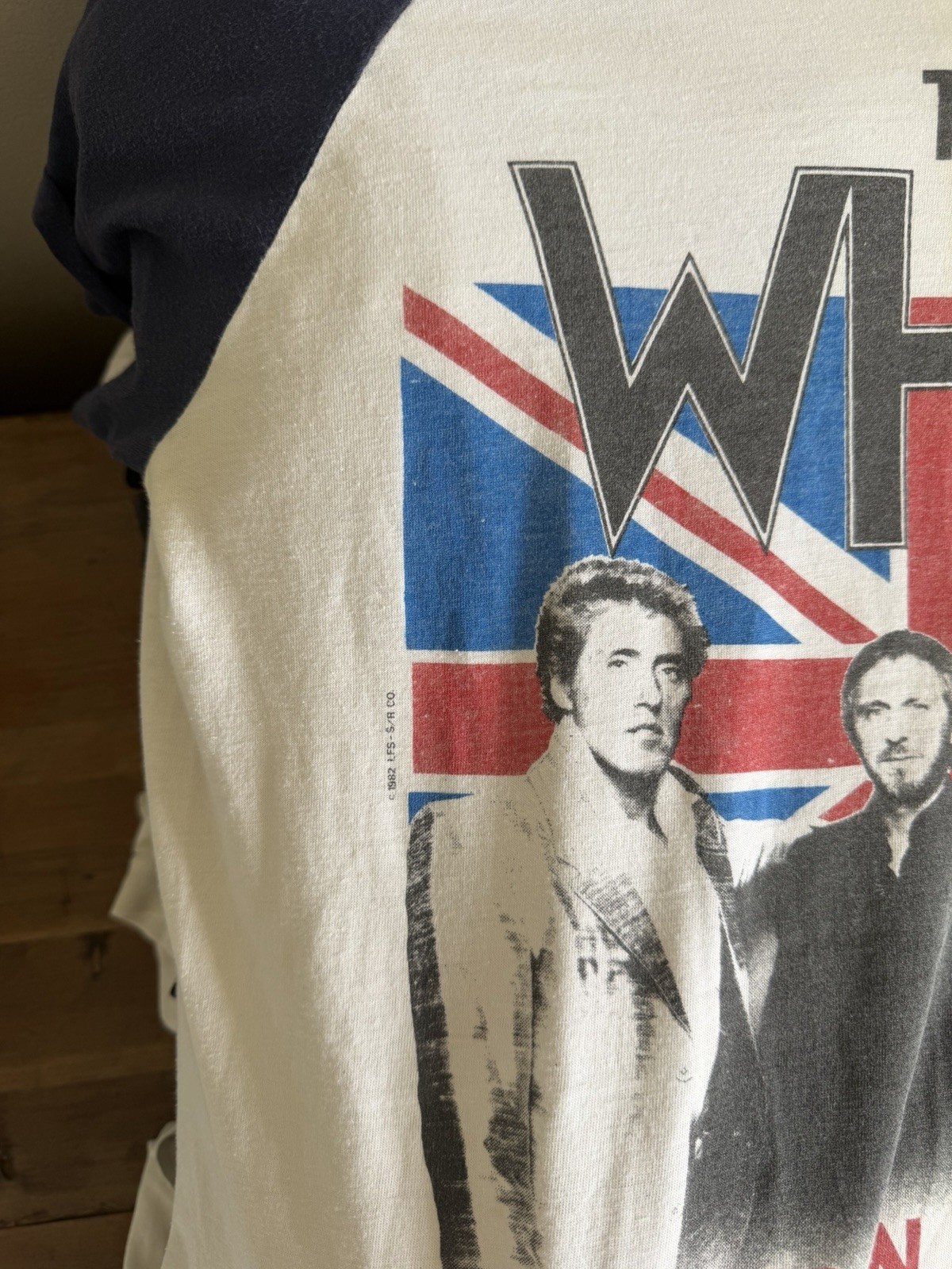 1982 Vintage 80s THE WHO AMERICAN TOUR ’82 Concert T-Shirt Cut Sleeve Men SZ L