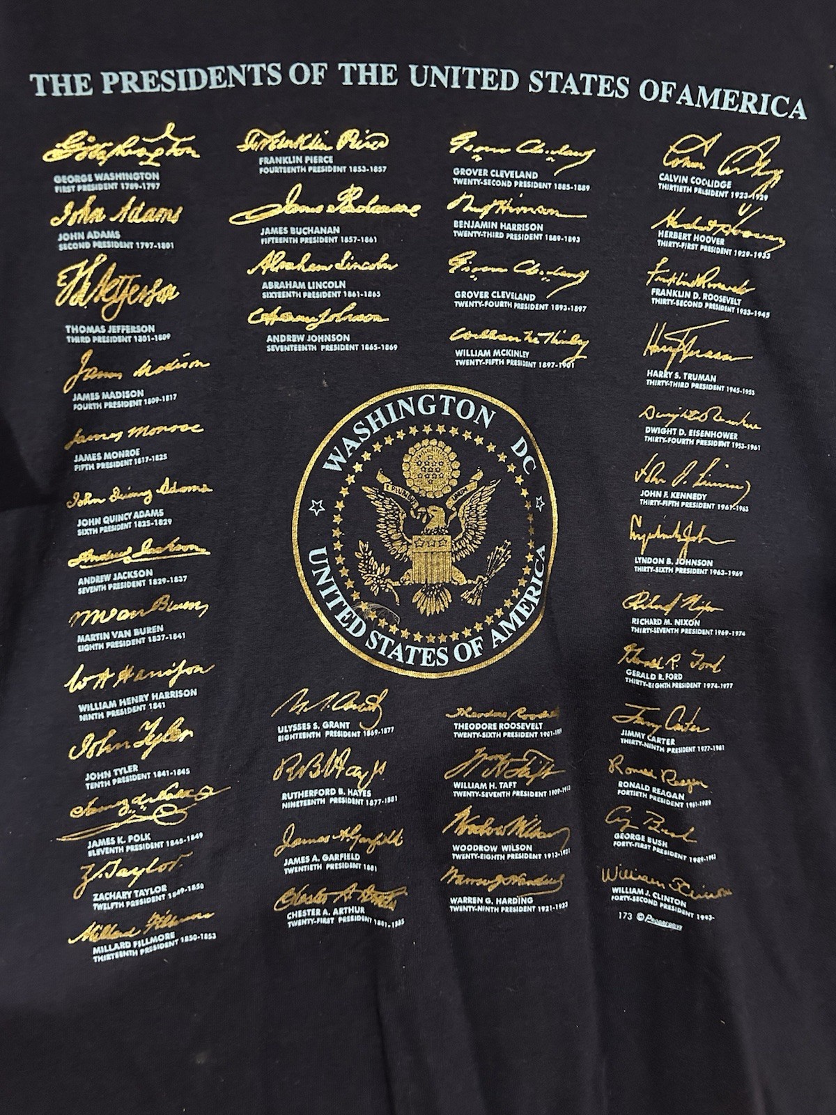 Vintage Y2k Presidents Of the United States T Shirt Delta Large