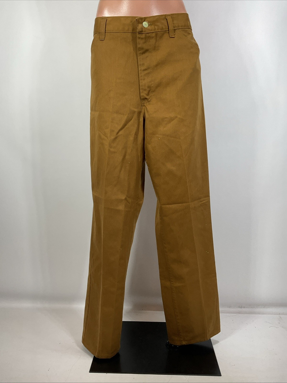 VTG 70s JC Penny Ranch Craft Trousers Pants Men 36×31 Straight Leg Talon Zip