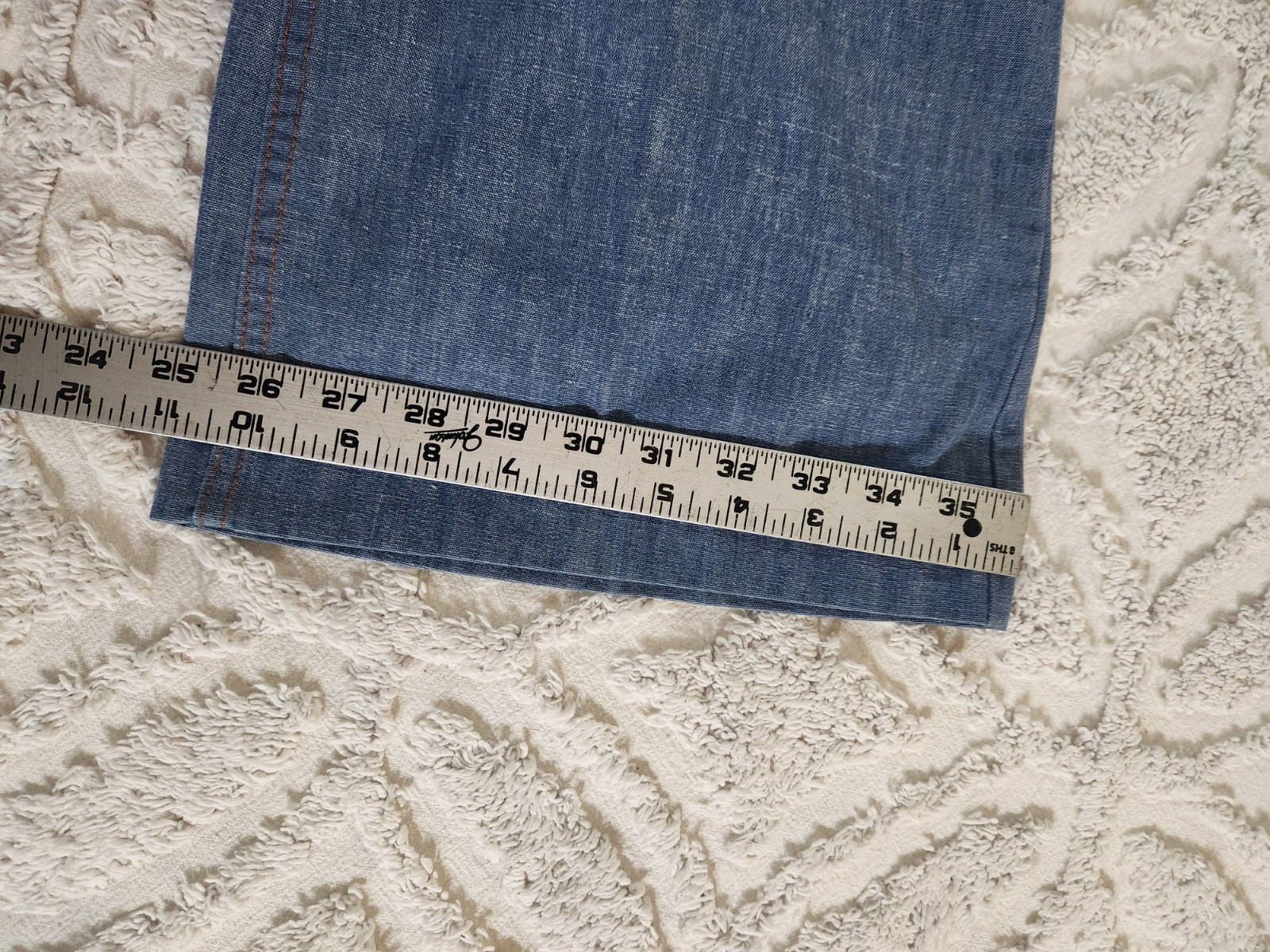 Vintage Levi’s Panatela Pants Men’s 30×30 1/2 Disco Bell Bottom Denim Jeans