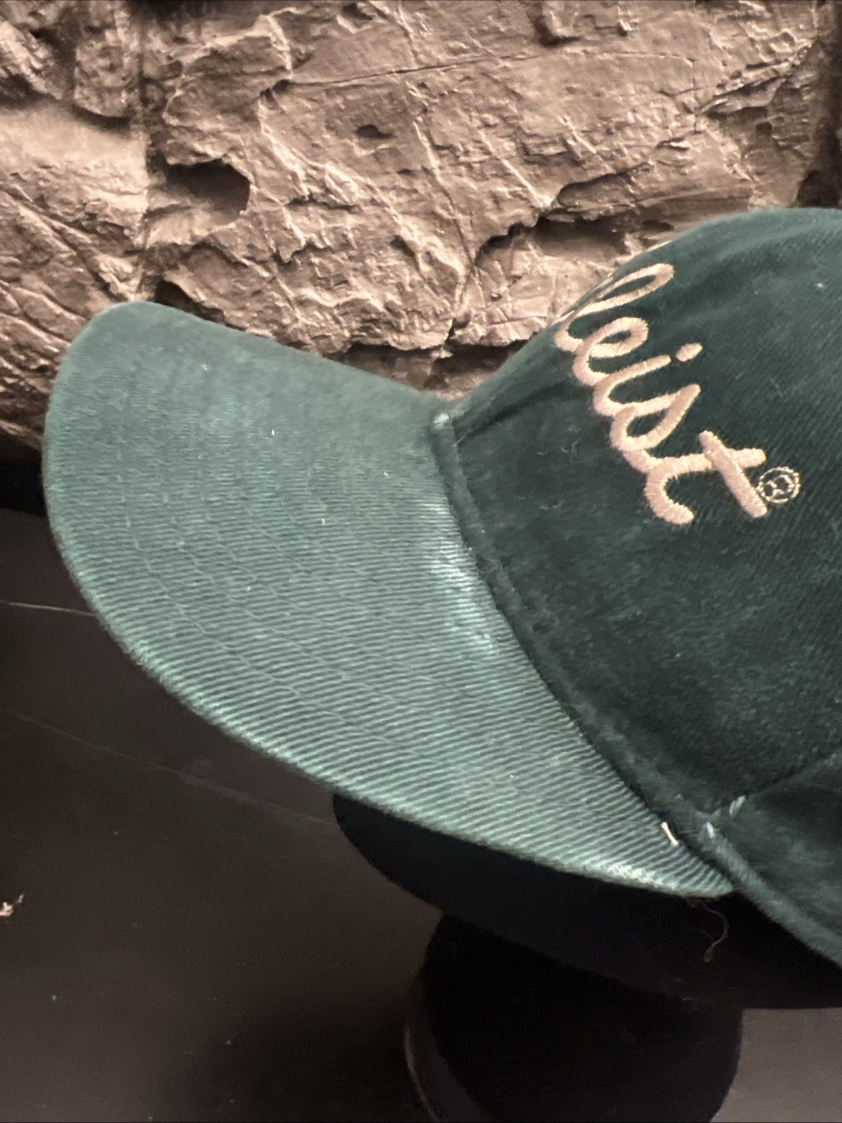Vtg New Era Titleist FJ Hat Green golf Baseball Cap Fitted 7 1/4 usa summer