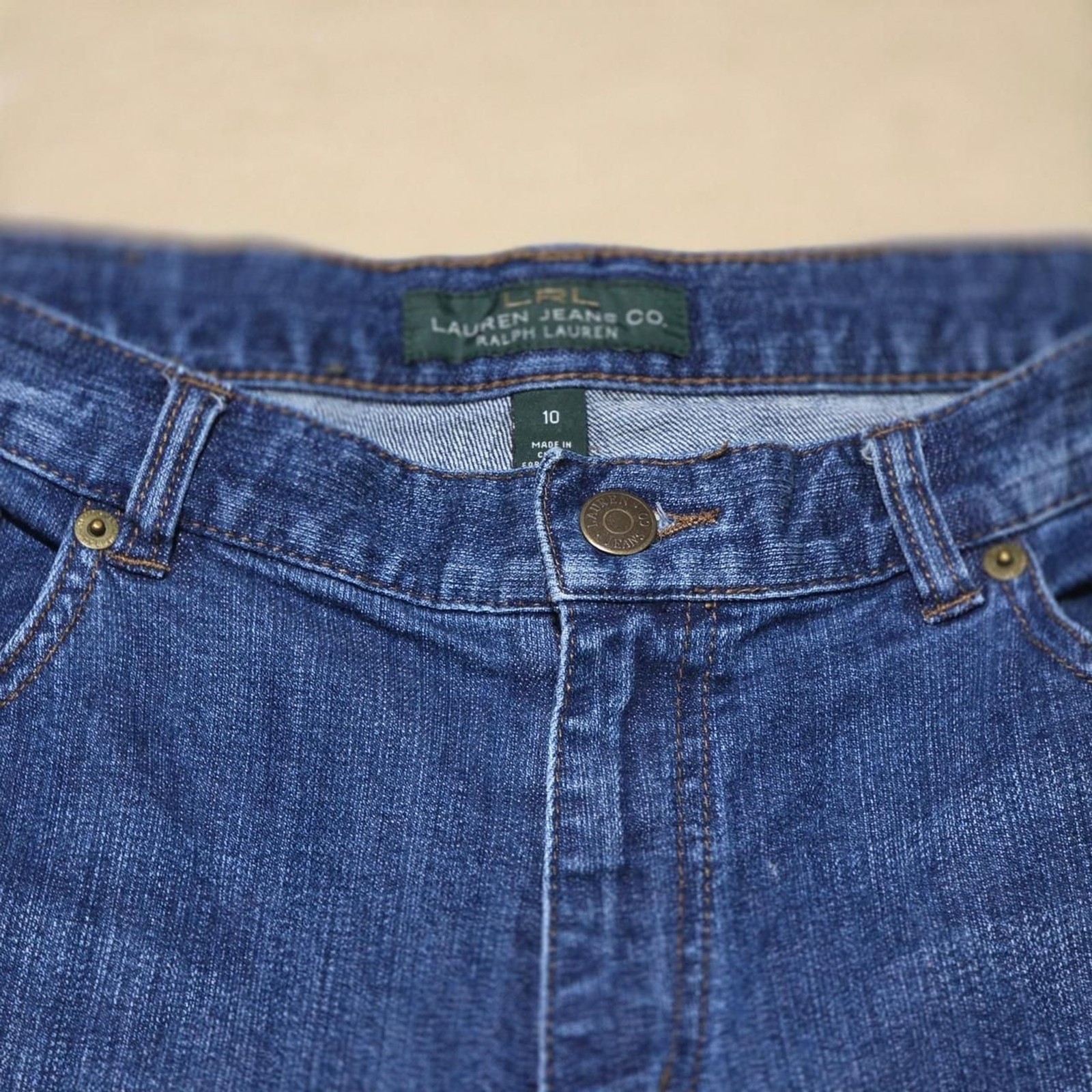 LRL Lauren Jeans Co. Ralph Lauren VINTAGE women’s modern slim fit size 10 jeans