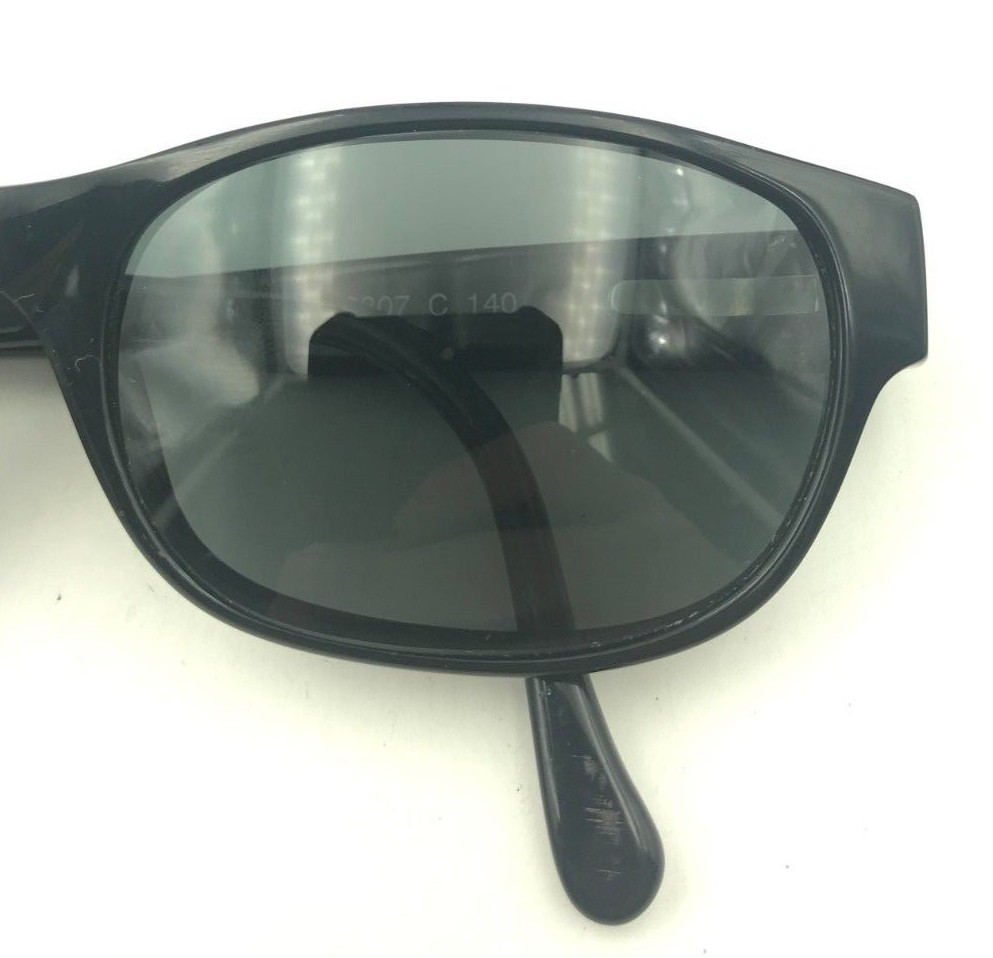 Vintage Cerruti 1881 2307 140 Black Oval Sunglasses FRAMES ONLY