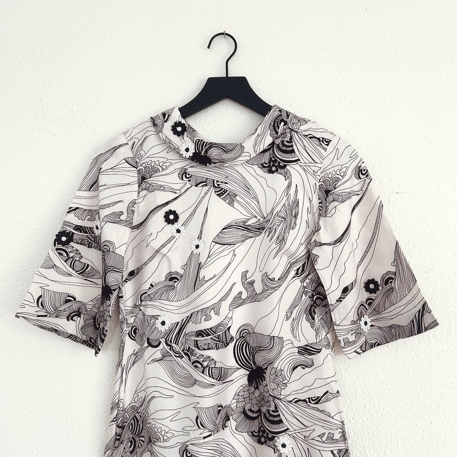 Vintage 60s mod mini psychedelic twiggy style dress!