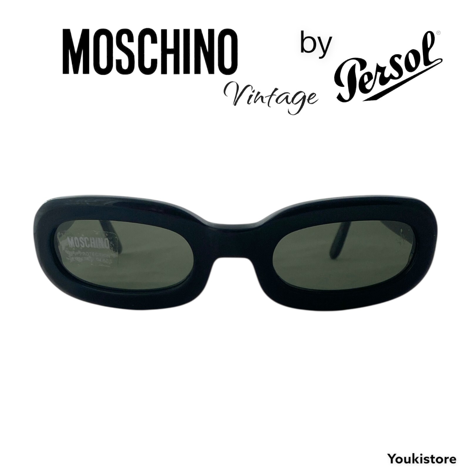 MOSCHINO Sunglasses M3515-S 95/31 RARE VINTAGE 90s Persol Glass Italy