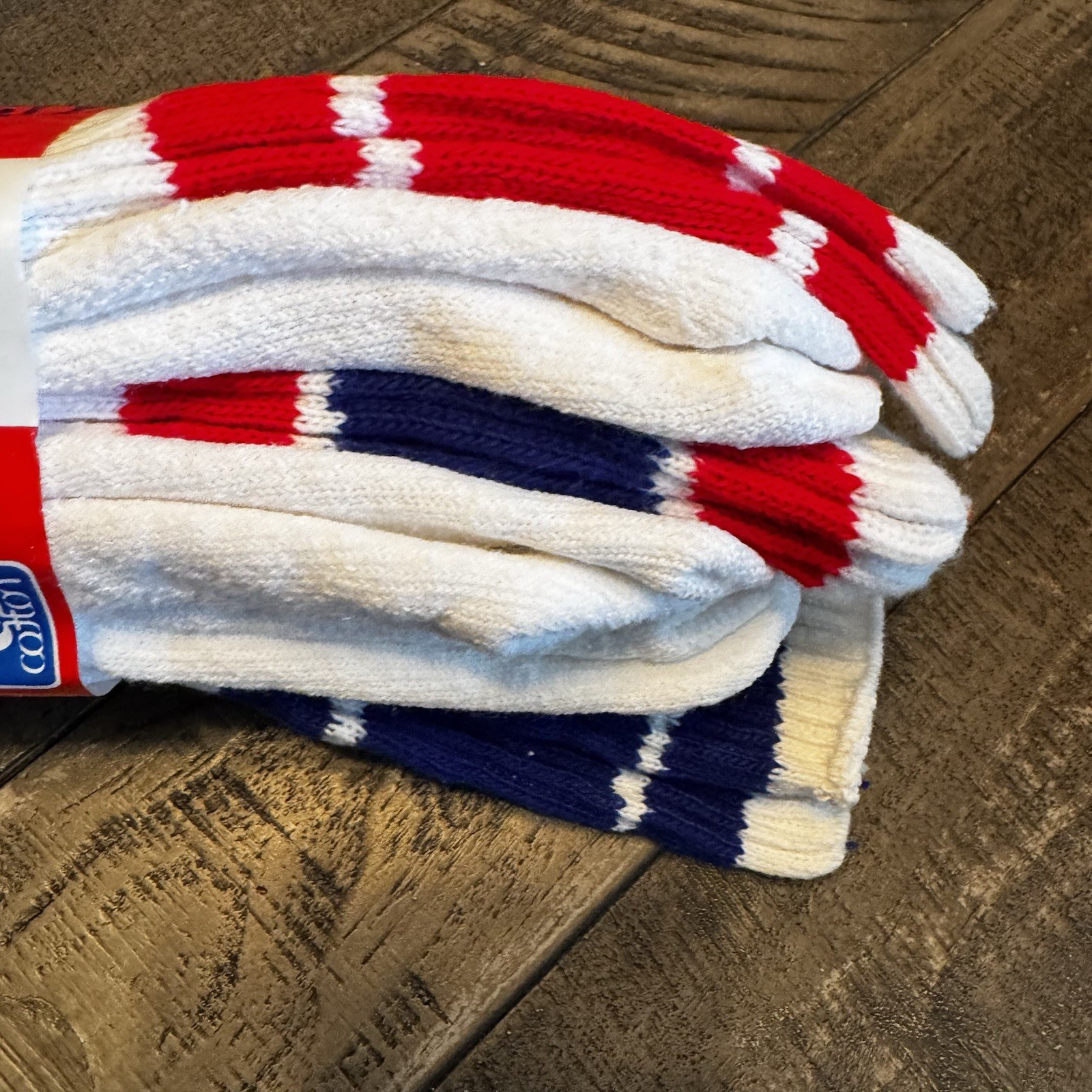 Pro-Keds Vintage Sport Tube Socks Stripes Socks Size 10-15 Set of 3 USA New