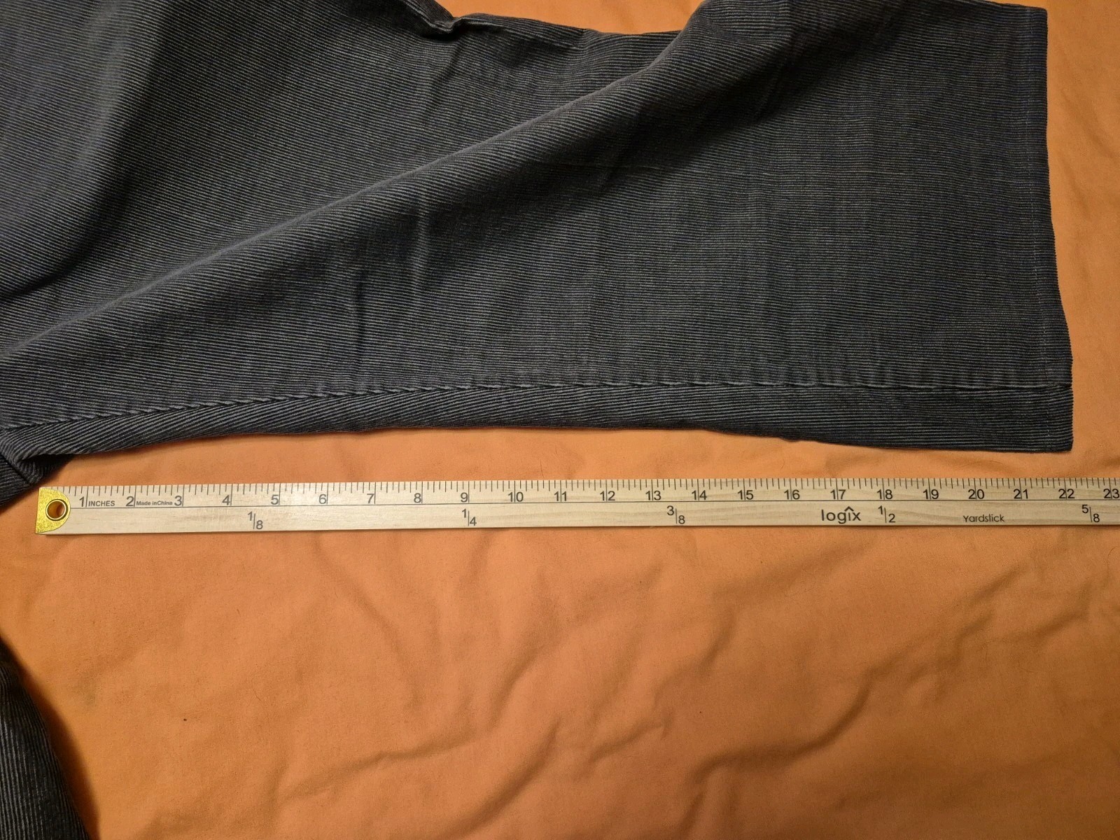 2 PAIRS VINTAGE SEARS WORK LEISURE PERMA PREST CORDUROY PANTS NAVY GREY 44 WAIST