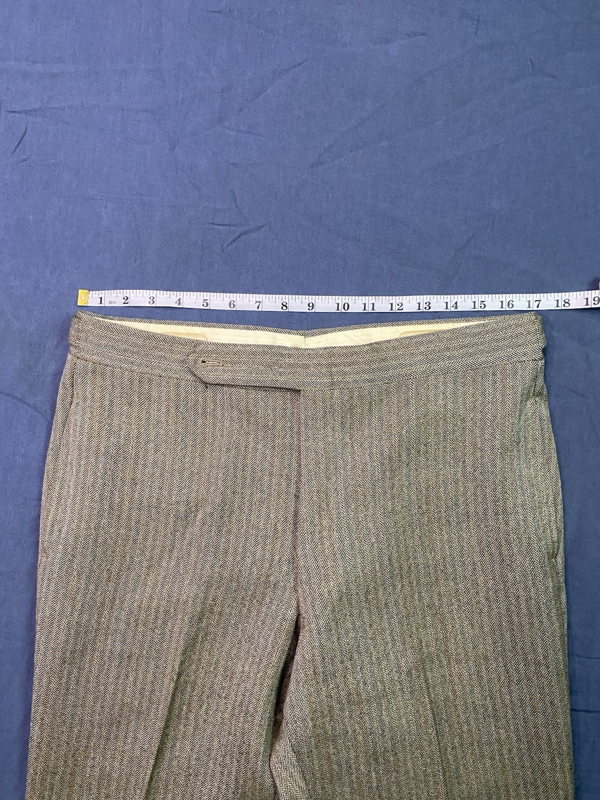 Vintage 3pc Suit Mens 41 Wool Herringbone Rich’s Regent House Made in USA