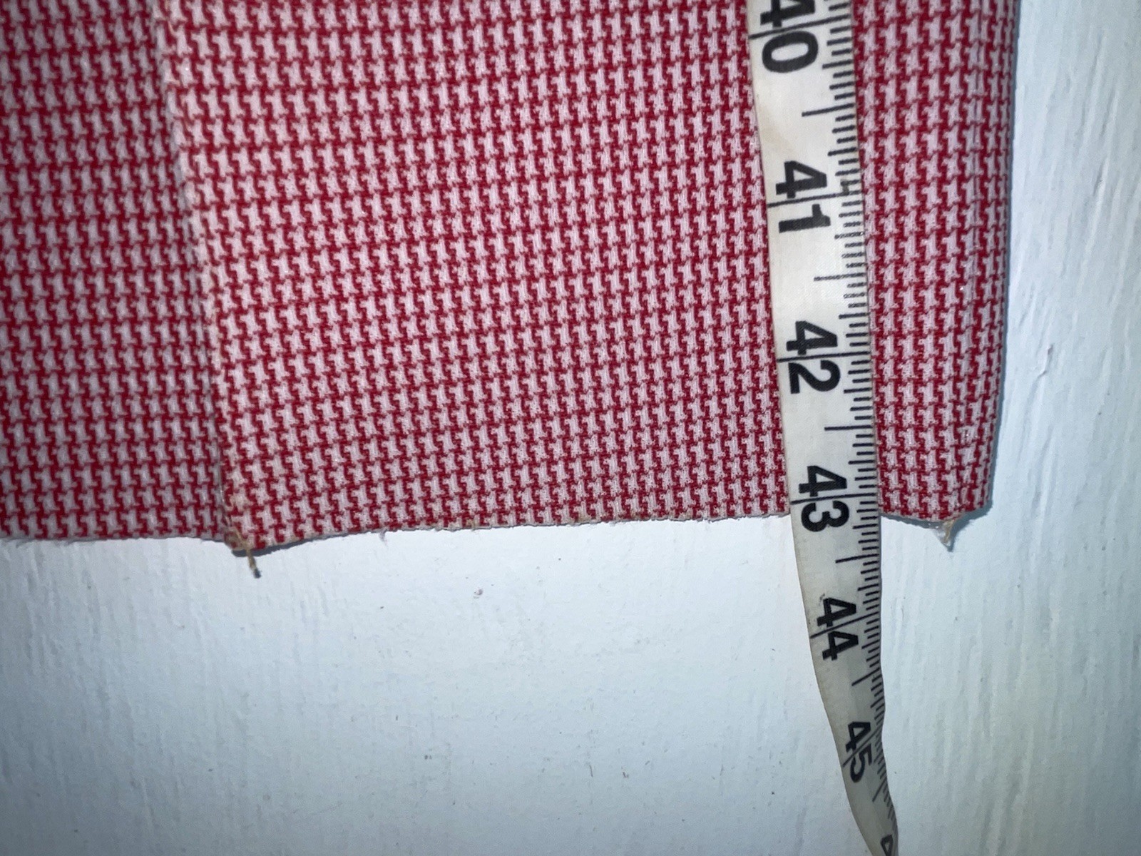 New Vintage Red Checkered Dickson Jenkins Polyester Pants #534 VV-71