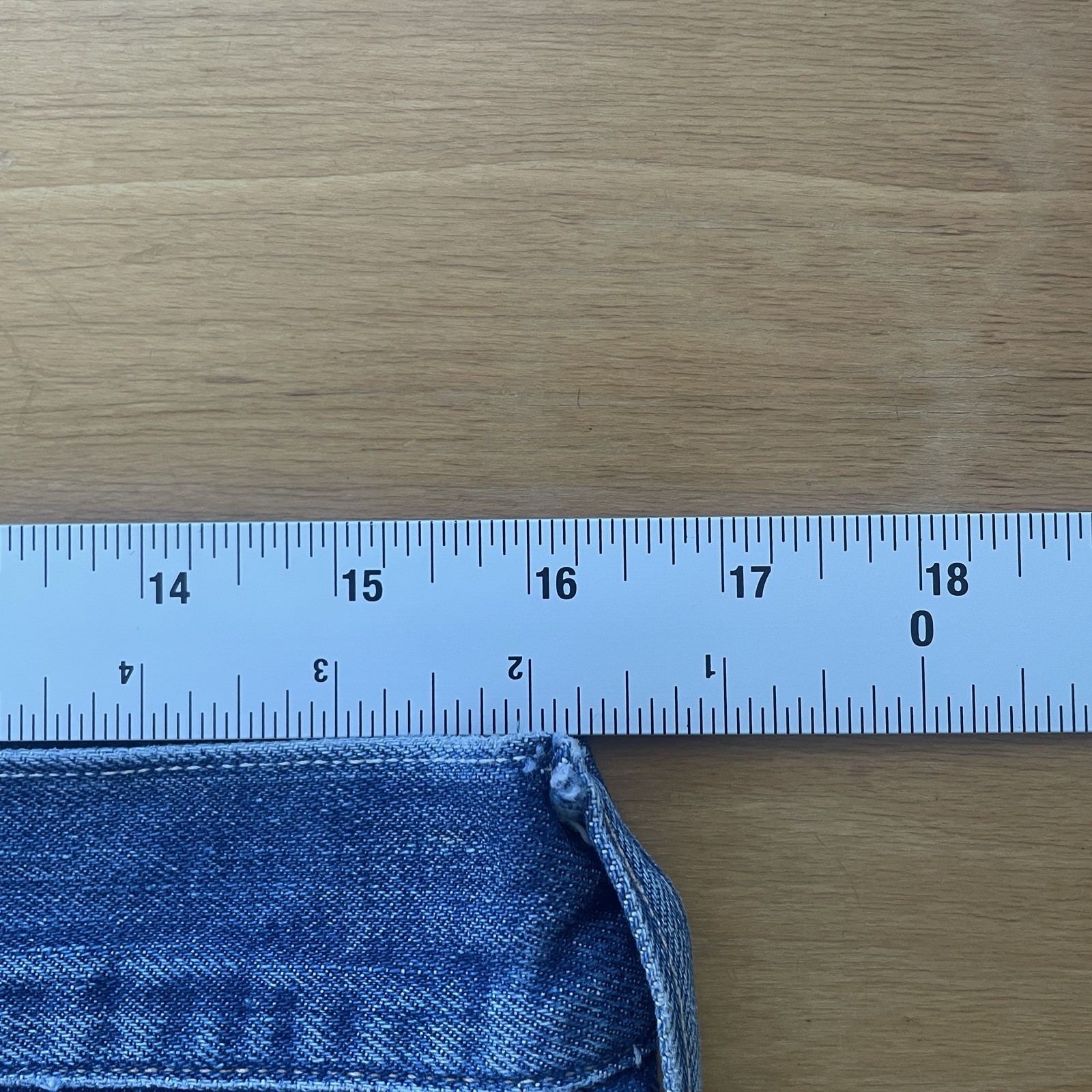 Vintage 50s Penneys Foremost Selvedge Denim Jeans Mens 32×28 Repaired 1950s Hole