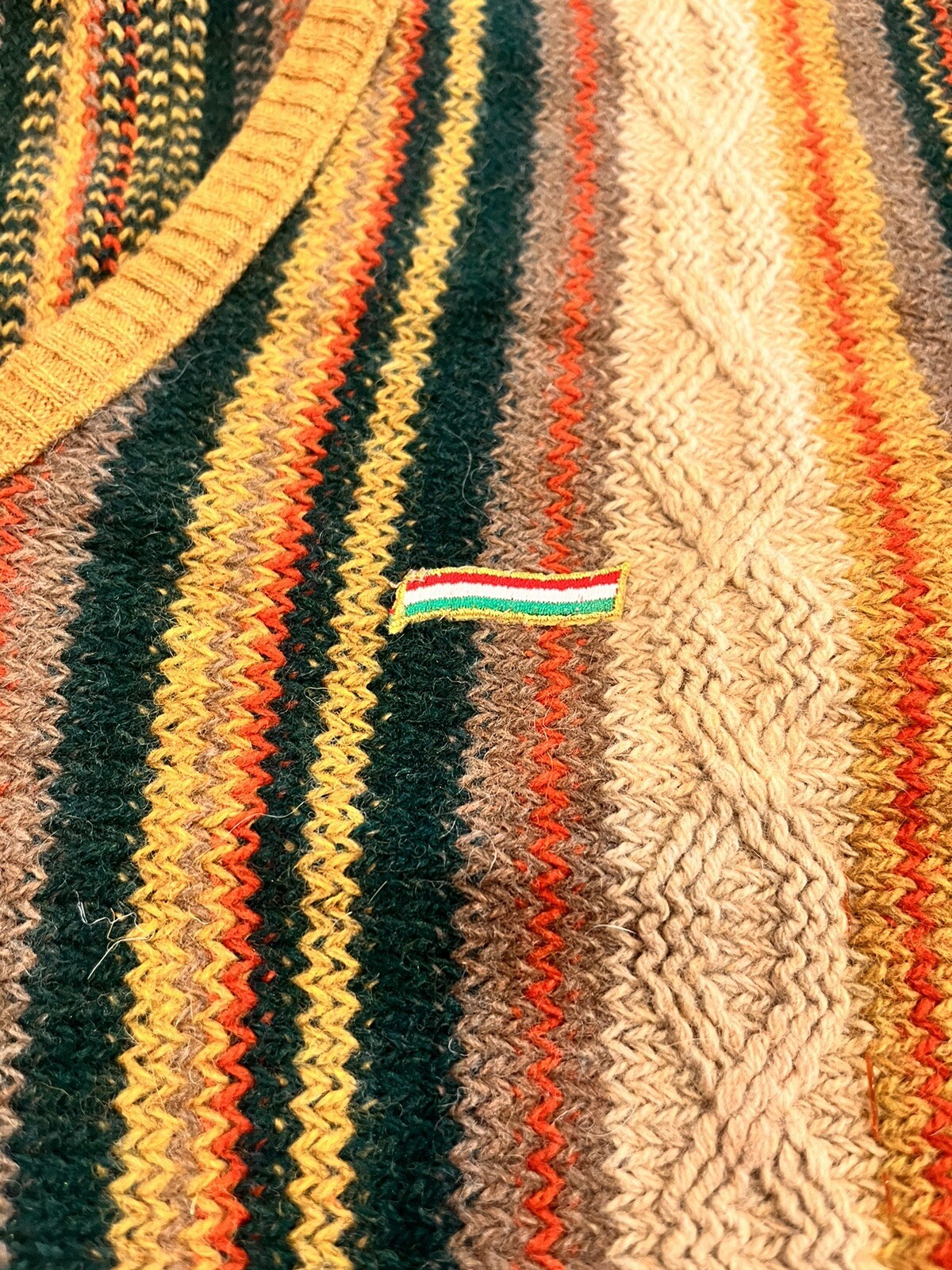 Vintage Italian Wool/Acrylic Sweater Pit To Pit Is 19 Inches