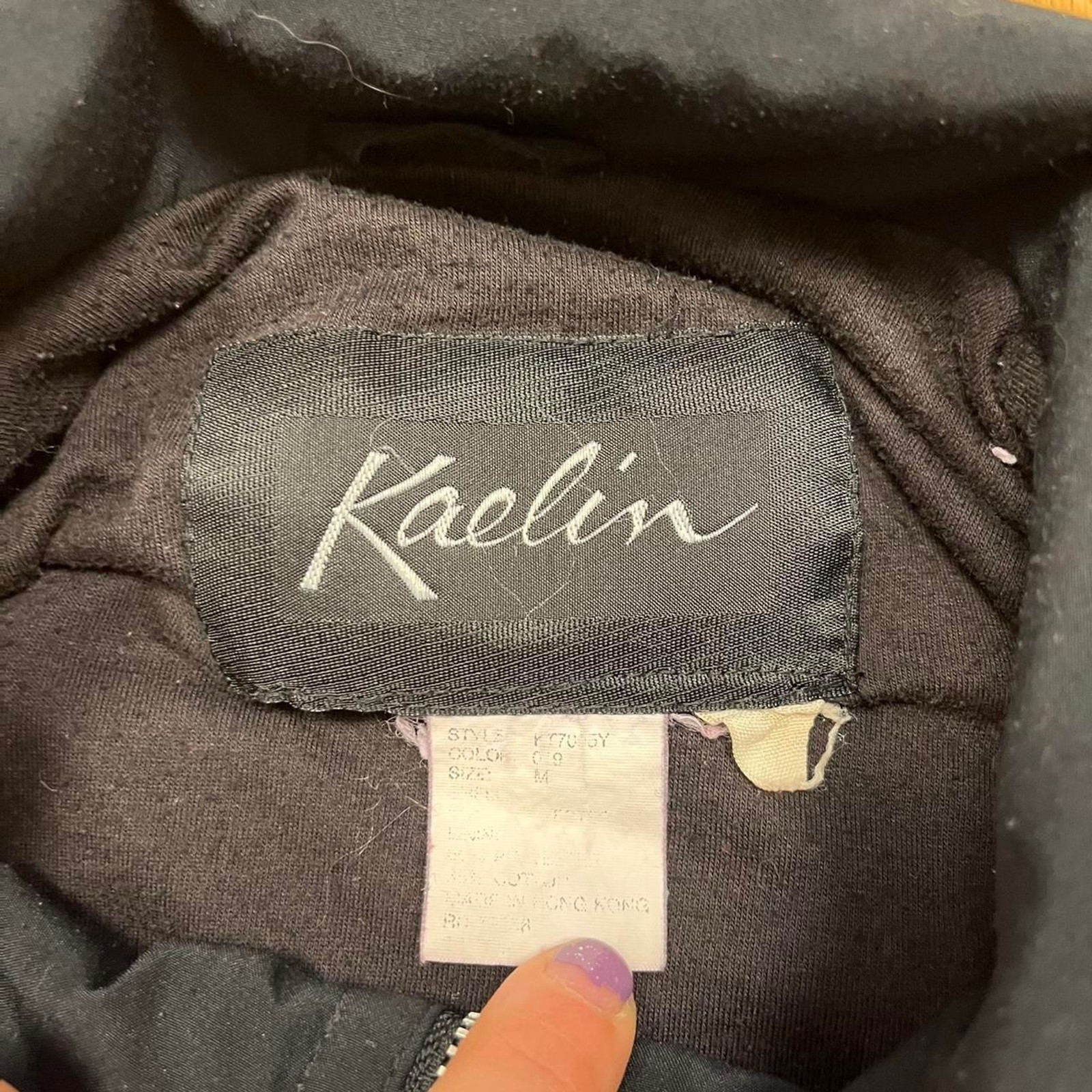 American-vintage Women’s Kaelin Black rhinestone jacket