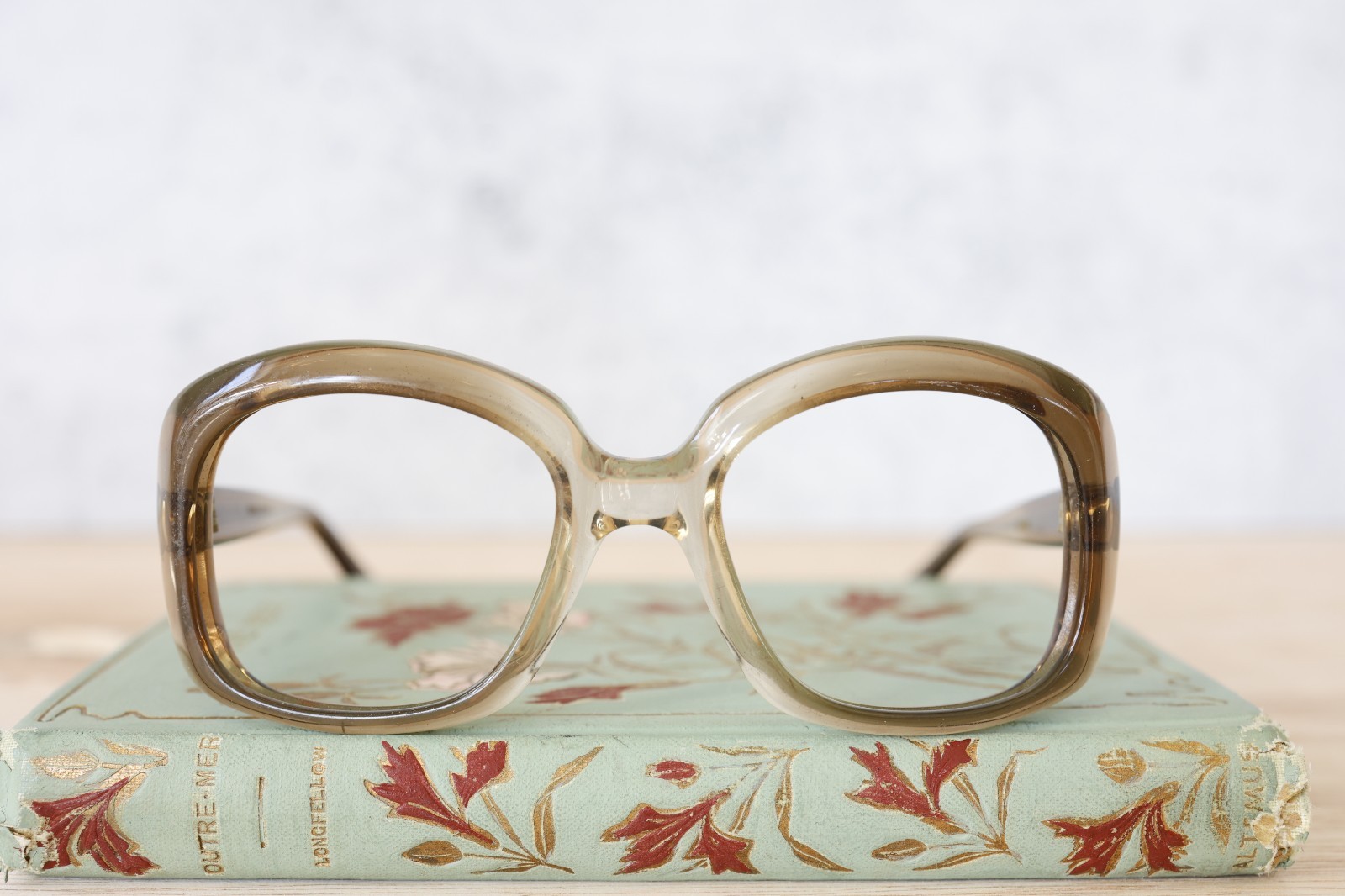 Vintage 1970s Eyeglasses NOS by swank optical retro Made In france Multicolor