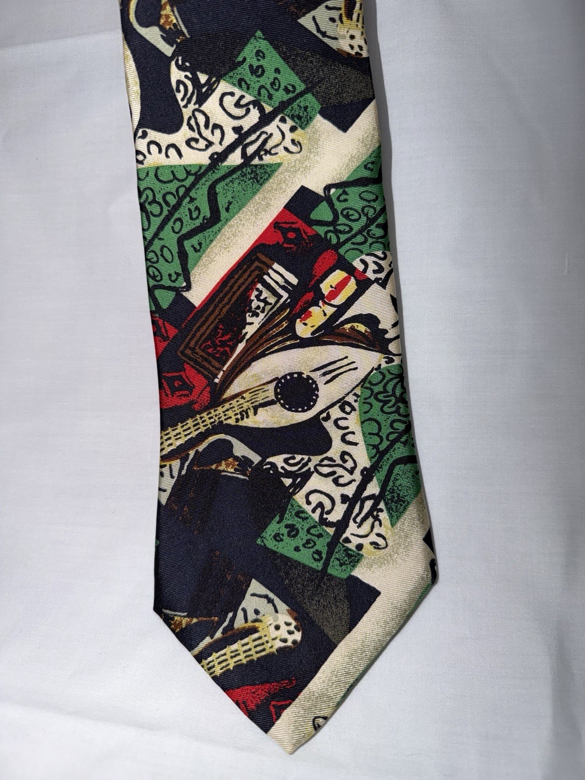 Picasso Collection Silk Tie Still Life with Mandolin 1927 Fine Art Neck Tie