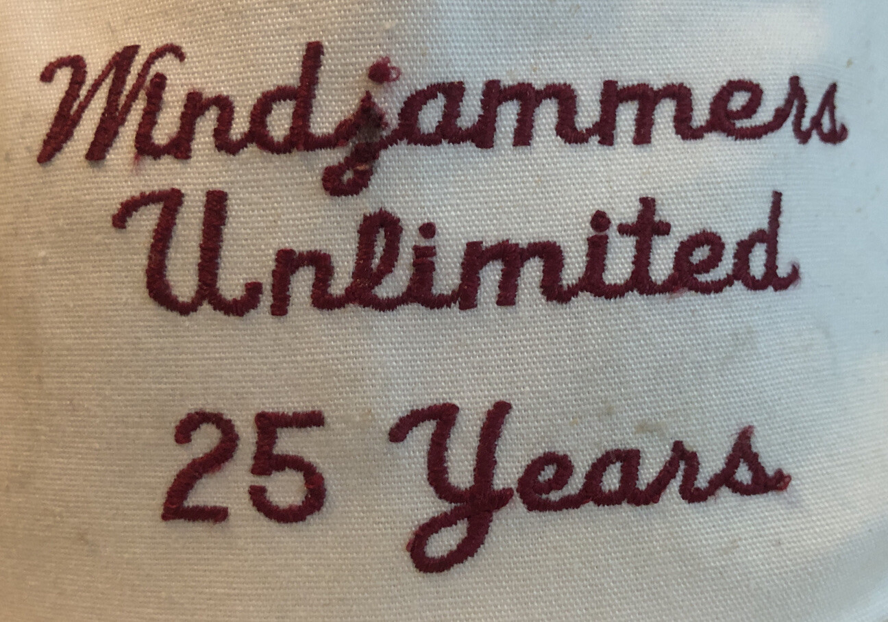 Windjammers Unlimited 25 Years Embroidered Hat StrapBack Cap Made in Korea vtg