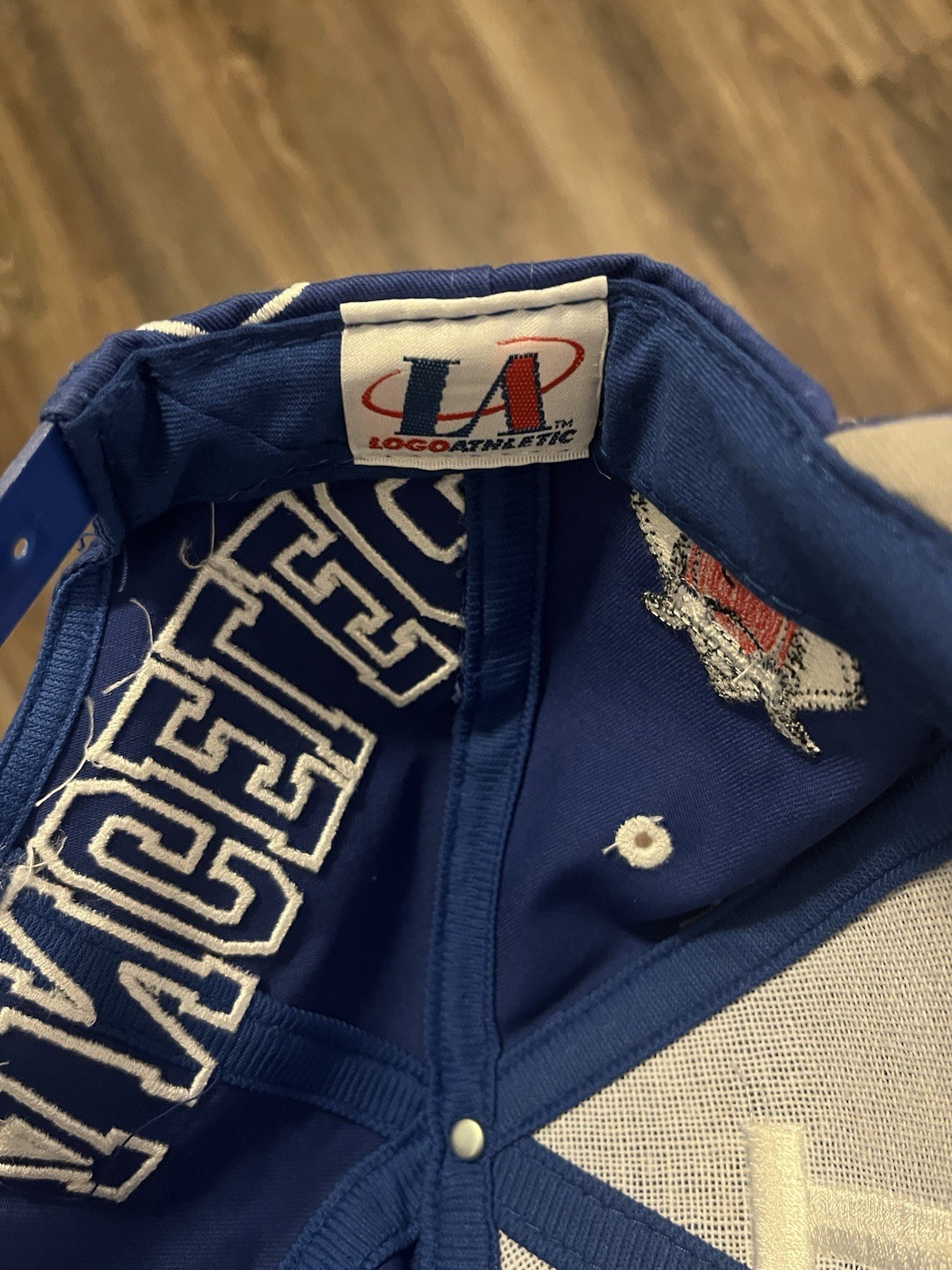 RARE Vintage LA Dodgers Big Logo Big Back Hit Logo Athletic SnapBack NWT