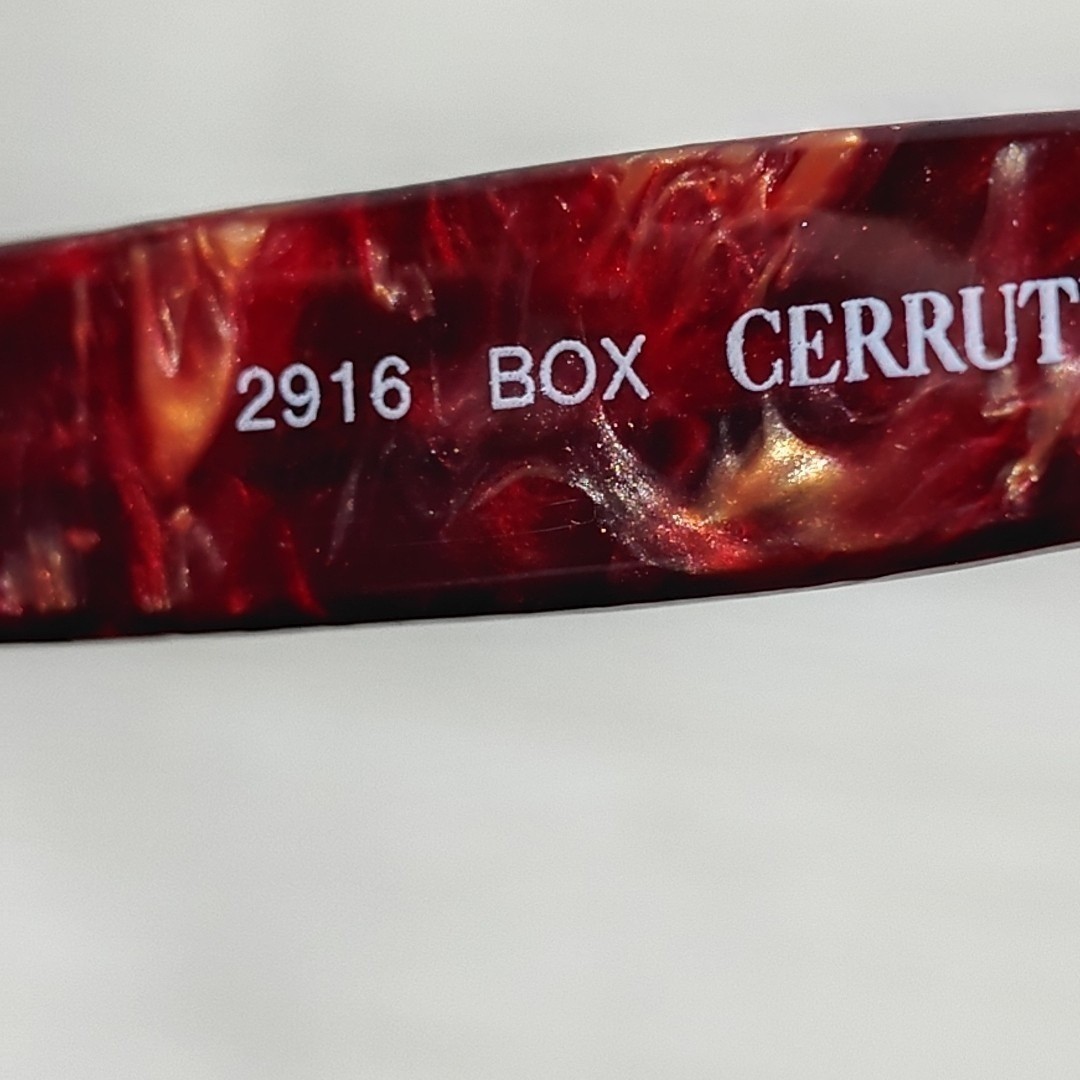 Cerruti 1881 2916 BOX Hand Made France Sunglasses Marbled 53□18 Vintage luxury
