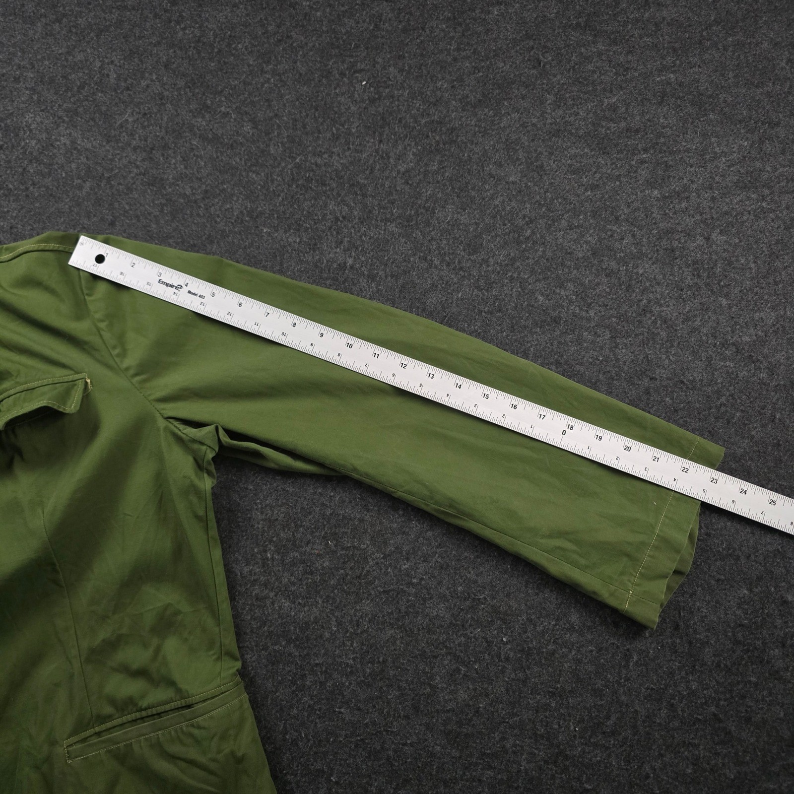 Vtg Chinese Military PLA Uniform Chore Jacket Mao Olive Green Vietnam Coat Men’s