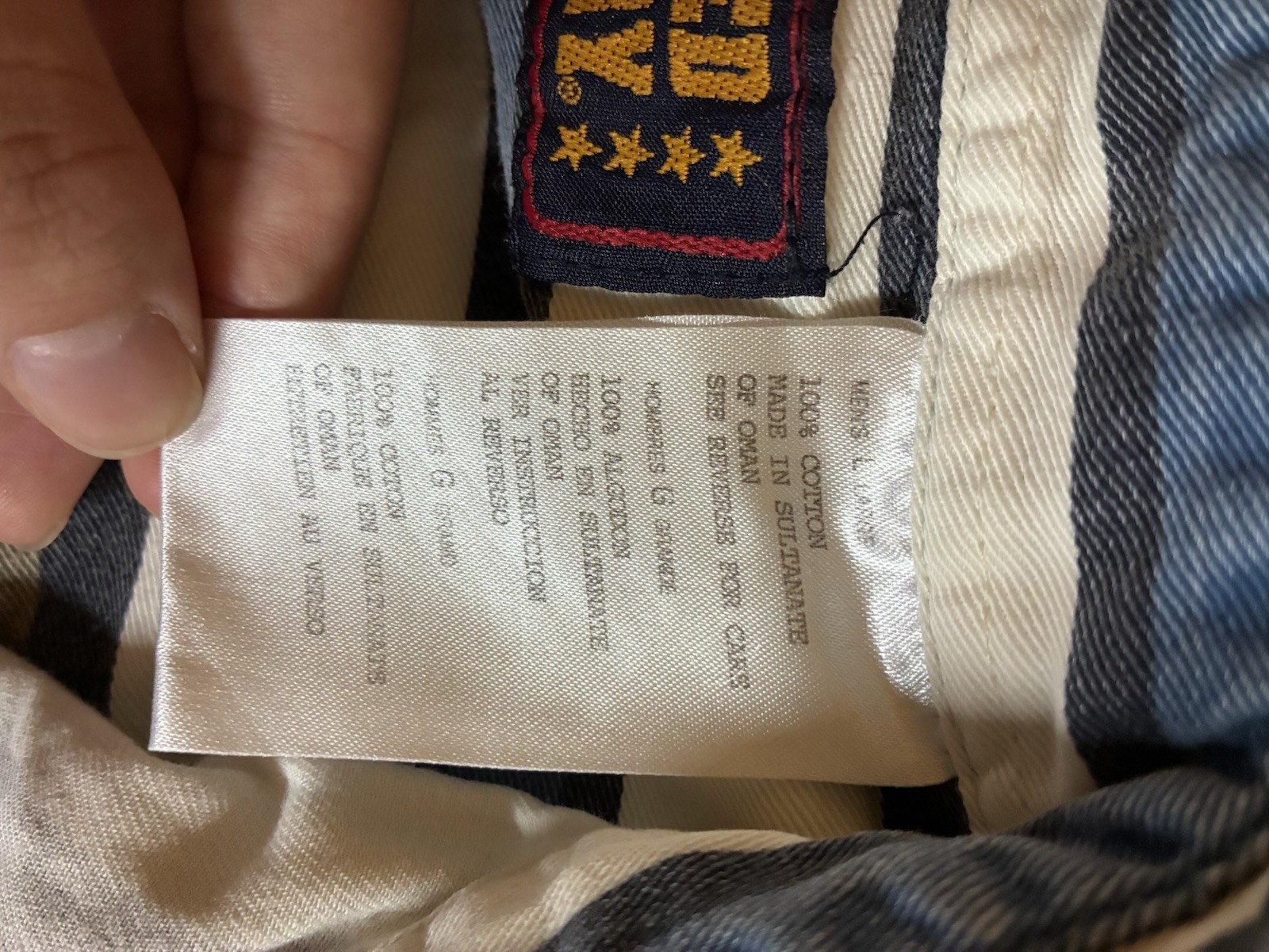 Men’s L Vintage Faded Glory Button Up Shirt