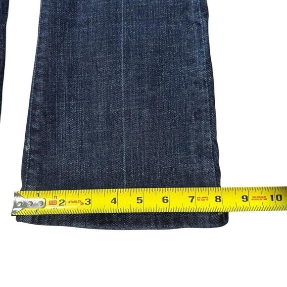 Y2K Low Rise Flare Jeans Immortality Diana Taleshi Dark Wash Size 25 Made in USA