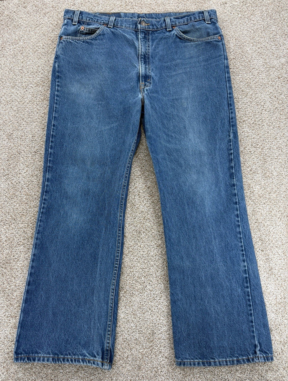Vintage Levis 517 Bootcut Orange Tab 1996 Jeans Mens 40 (Fit 38×29) USA Made EUC
