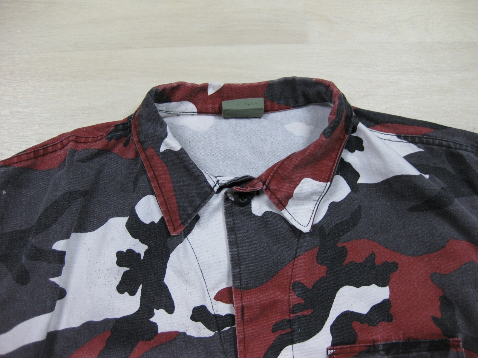Army Shirt US BDU Combat Jacket Original Red Urban Camo Military Fancy Dress Top