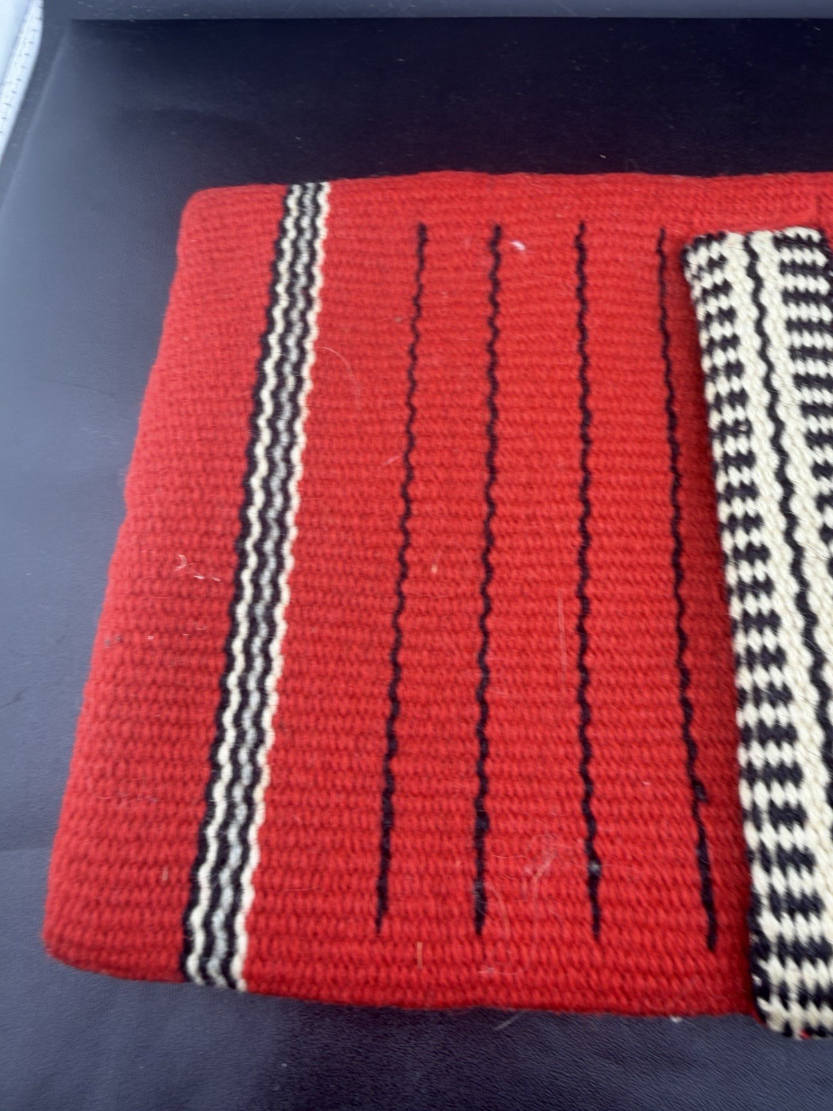 Chimayo Hand Woven Wool Clutch Purse Hand Tailored Santa Fe New Mexico