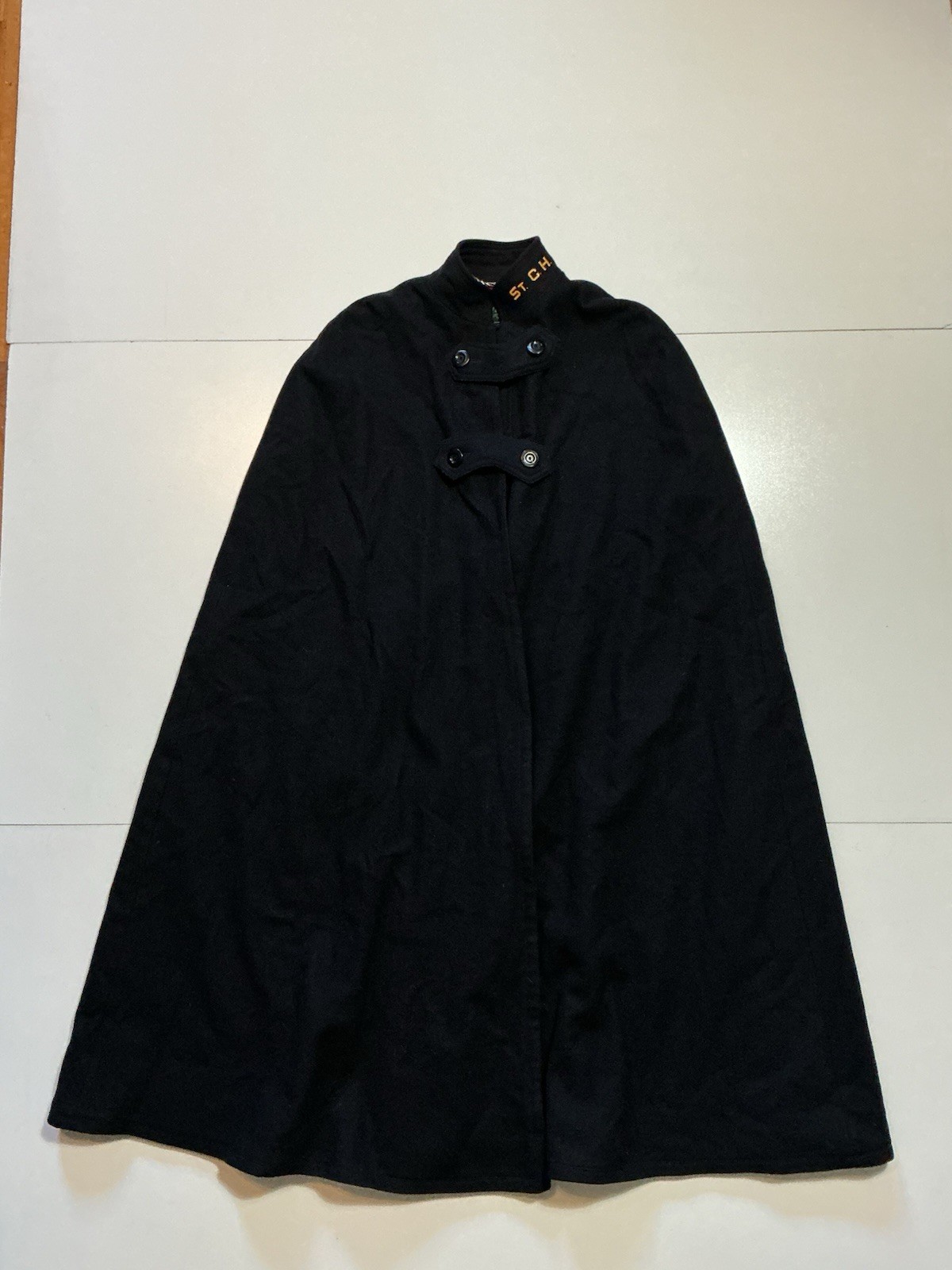 Vintage 40s 50s WWII Sterigarm Altro Work Shops Wool Nurses Uniform Cape Cloak