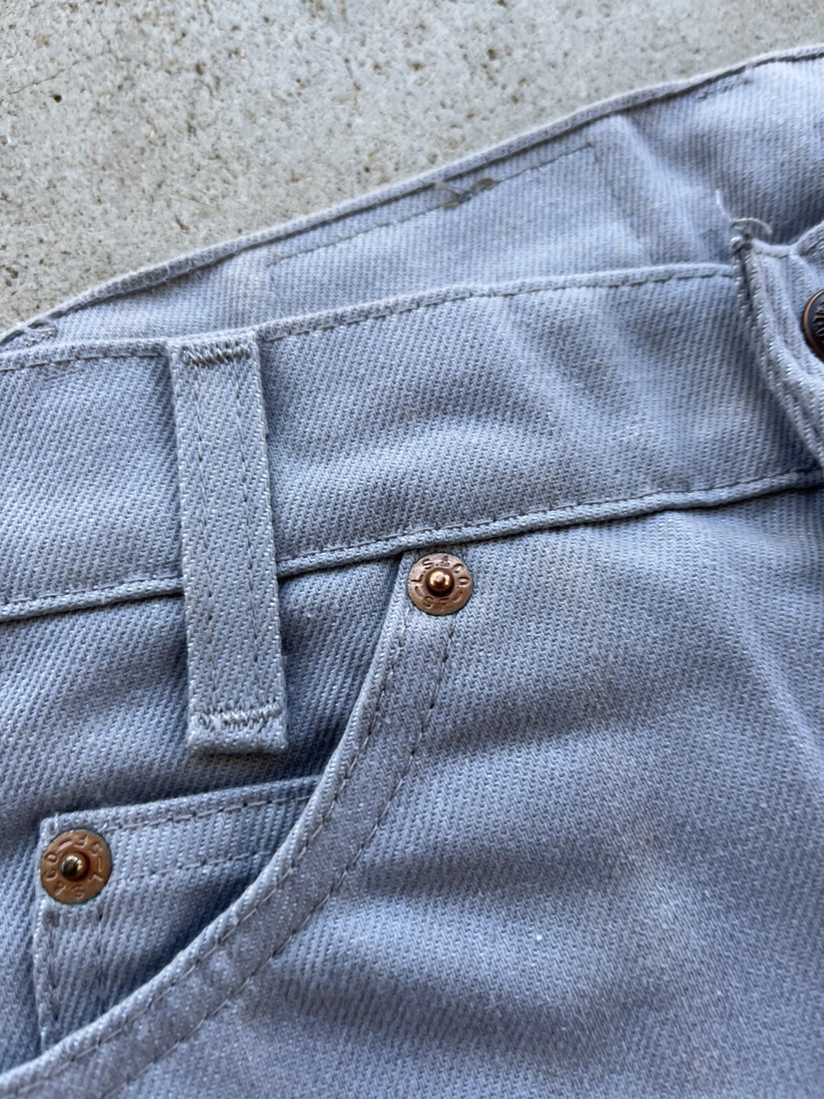 NWT 80s VTG Orange Tab LEVIS Double Knee Hardware Jeans 10 Regular Deadstock